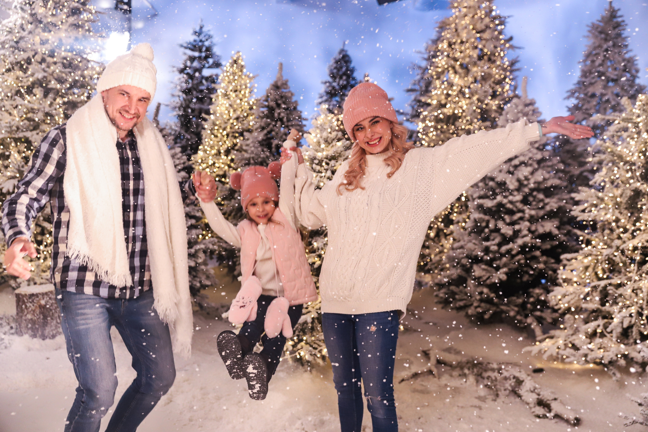 Фотосессия в заснеженном лесу. Сімейний та дитячий фотограф Київ, Ірпінь, Буча — Галина Пивоварова