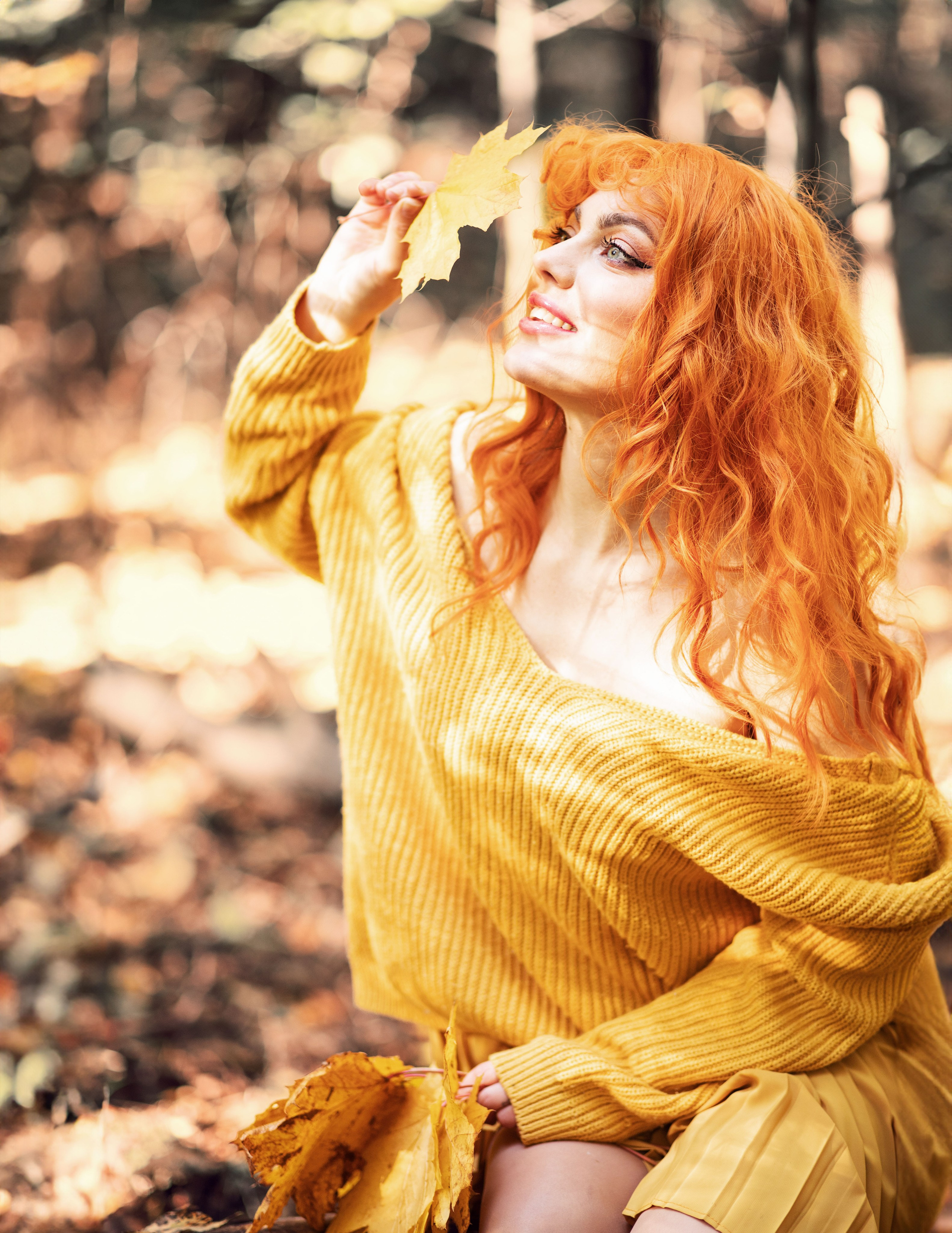 Осінній вайб з Олесею. Сімейний та дитячий фотограф Київ, Ірпінь, Буча — Галина Пивоварова