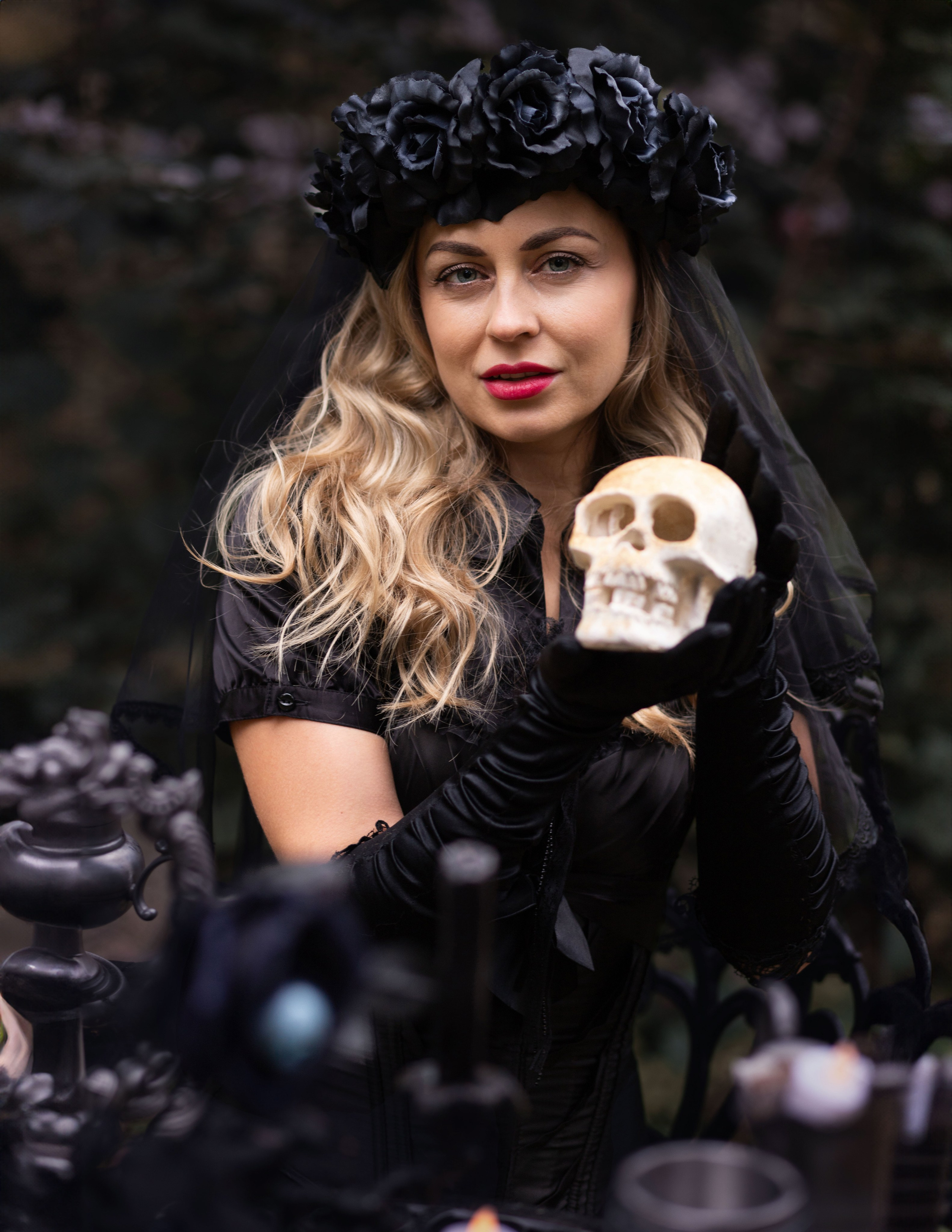 Містична Хелловін фотозйомка з Настею. Сімейний та дитячий фотограф Київ, Ірпінь, Буча — Галина Пивоварова