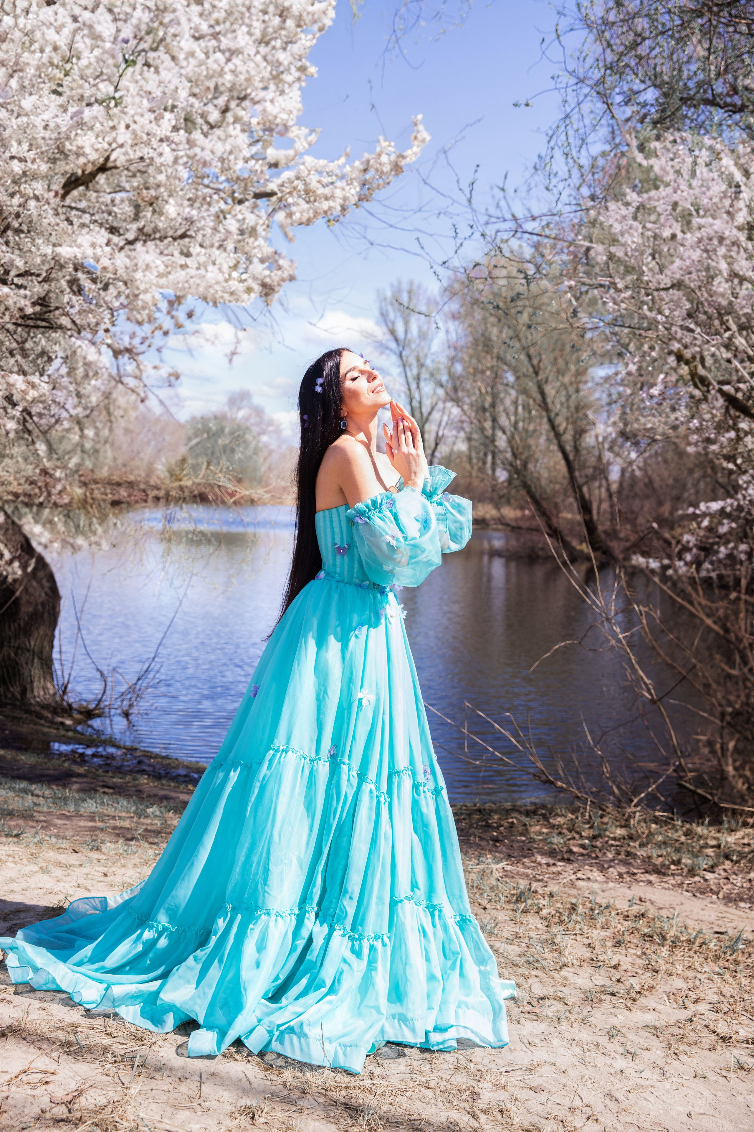 Жіноча фотозйомка «Весняне натхнення». Сімейний та дитячий фотограф Київ, Ірпінь, Буча — Галина Пивоварова