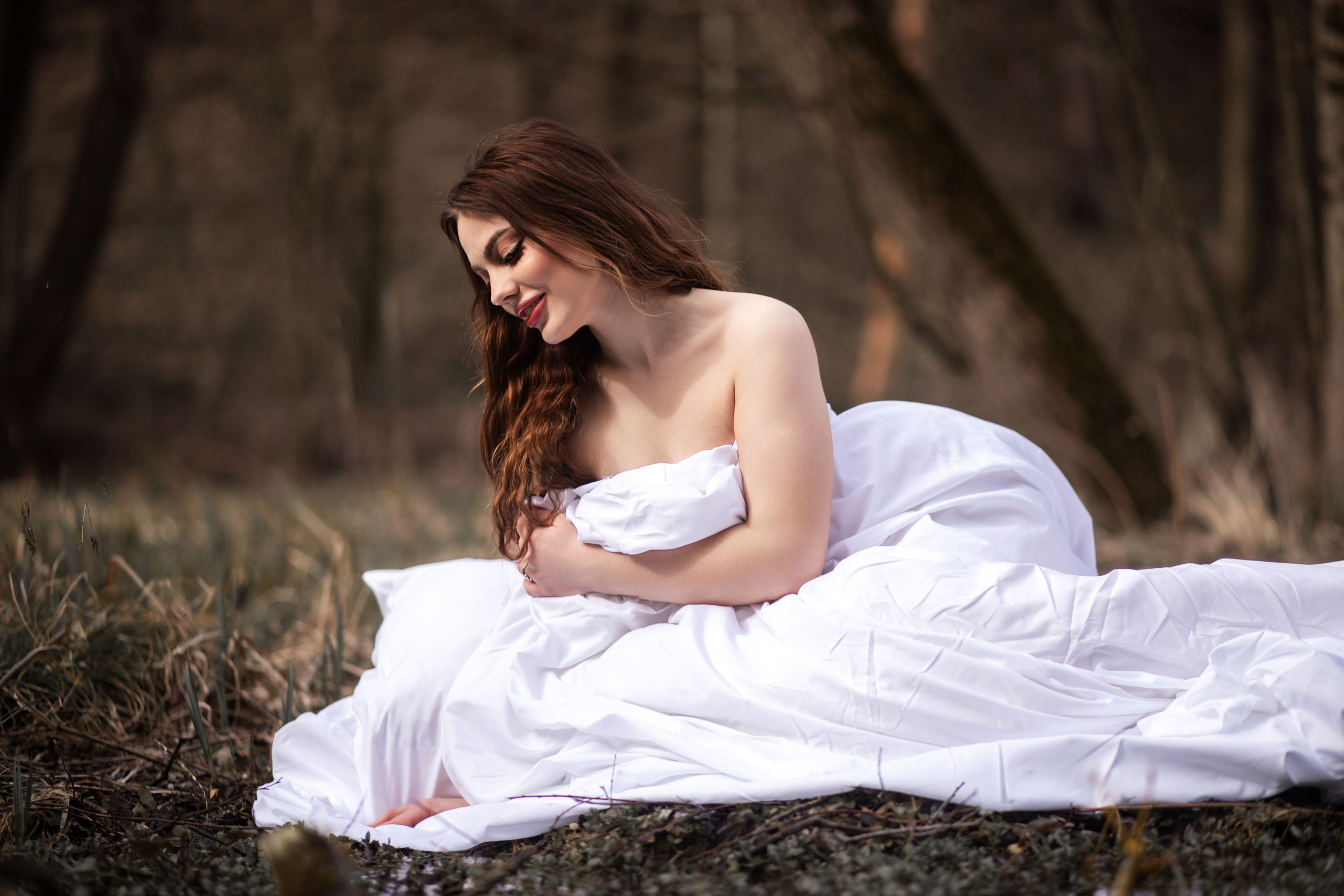 Жіноча фотосесія з Олесею «Весняне пробудження». Сімейний та дитячий фотограф Київ, Ірпінь, Буча — Галина Пивоварова