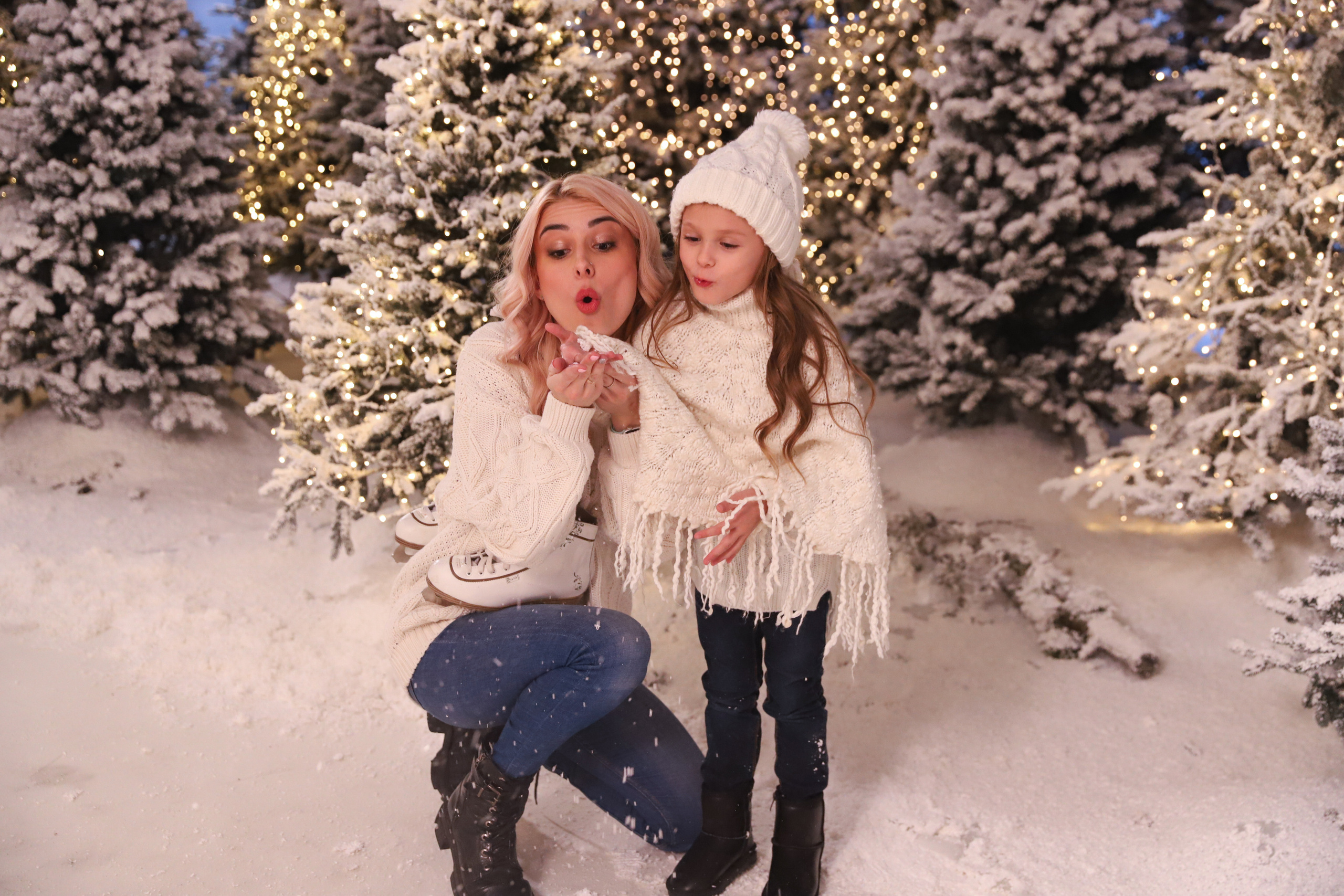 Фотосессия в заснеженном лесу. Сімейний та дитячий фотограф Київ, Ірпінь, Буча — Галина Пивоварова