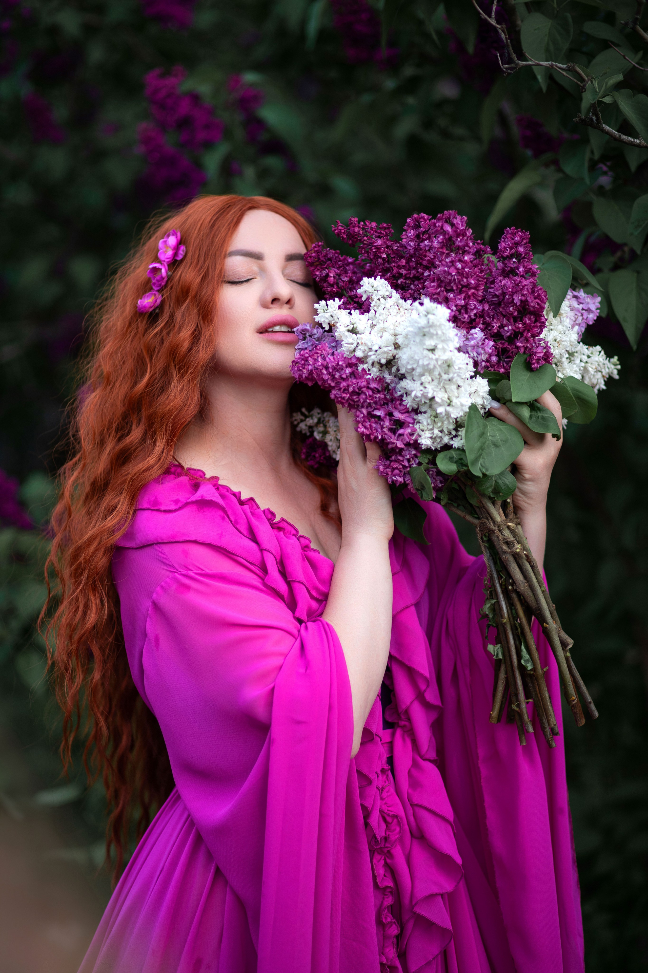 Фотозйомка з Яною «Бузковий запах весни». Сімейний та дитячий фотограф Київ, Ірпінь, Буча — Галина Пивоварова