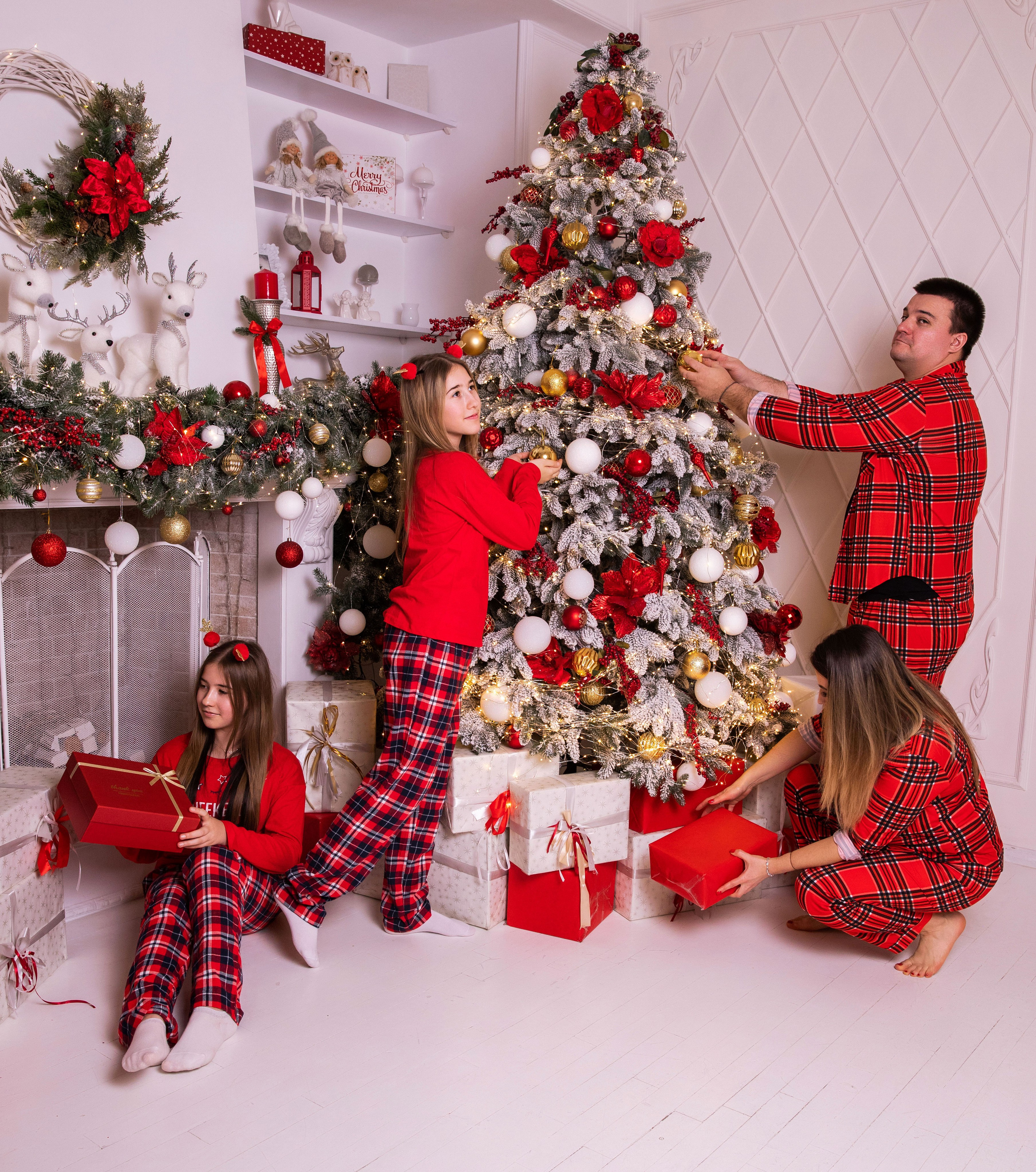 Новорічна зйомка сім"ї Левада. Сімейний та дитячий фотограф Київ, Ірпінь, Буча — Галина Пивоварова