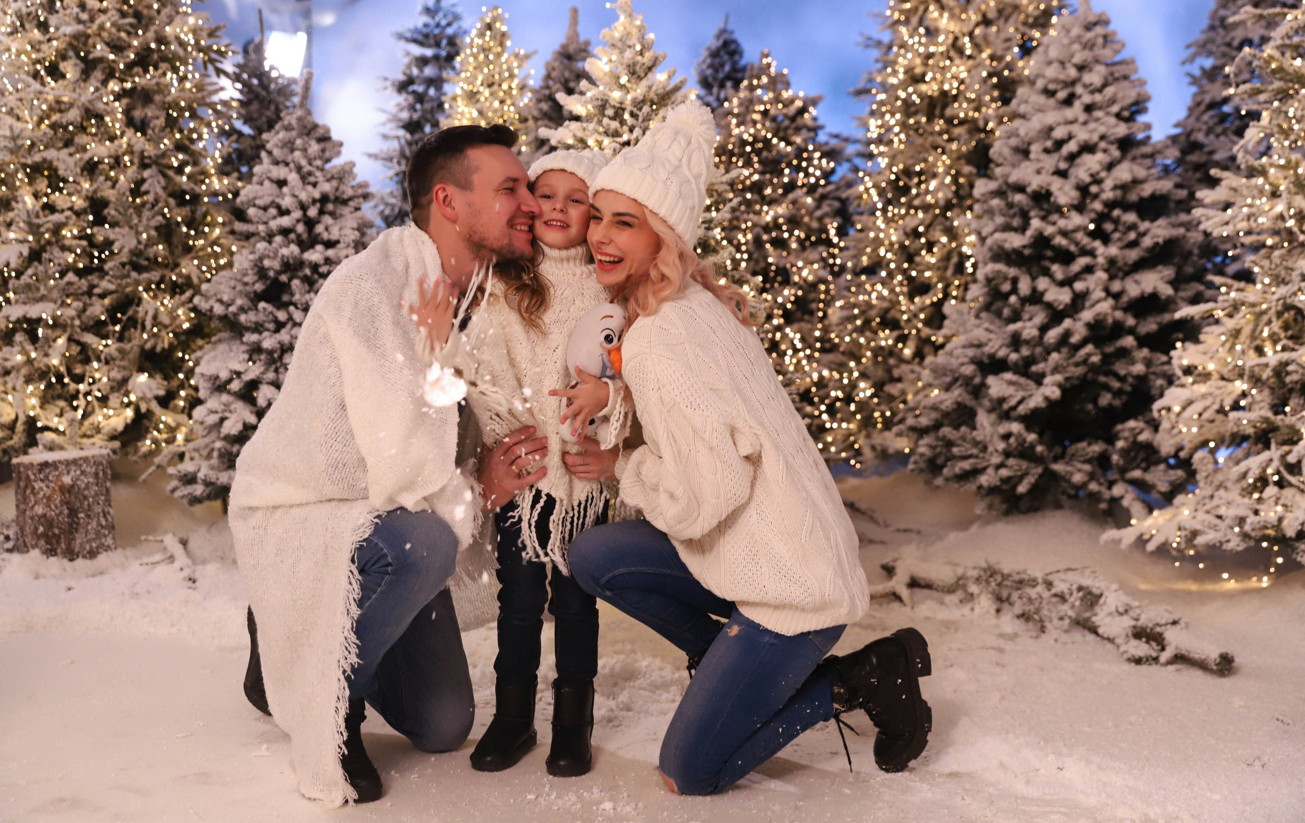 Фотосессия в заснеженном лесу. Сімейний та дитячий фотограф Київ, Ірпінь, Буча — Галина Пивоварова