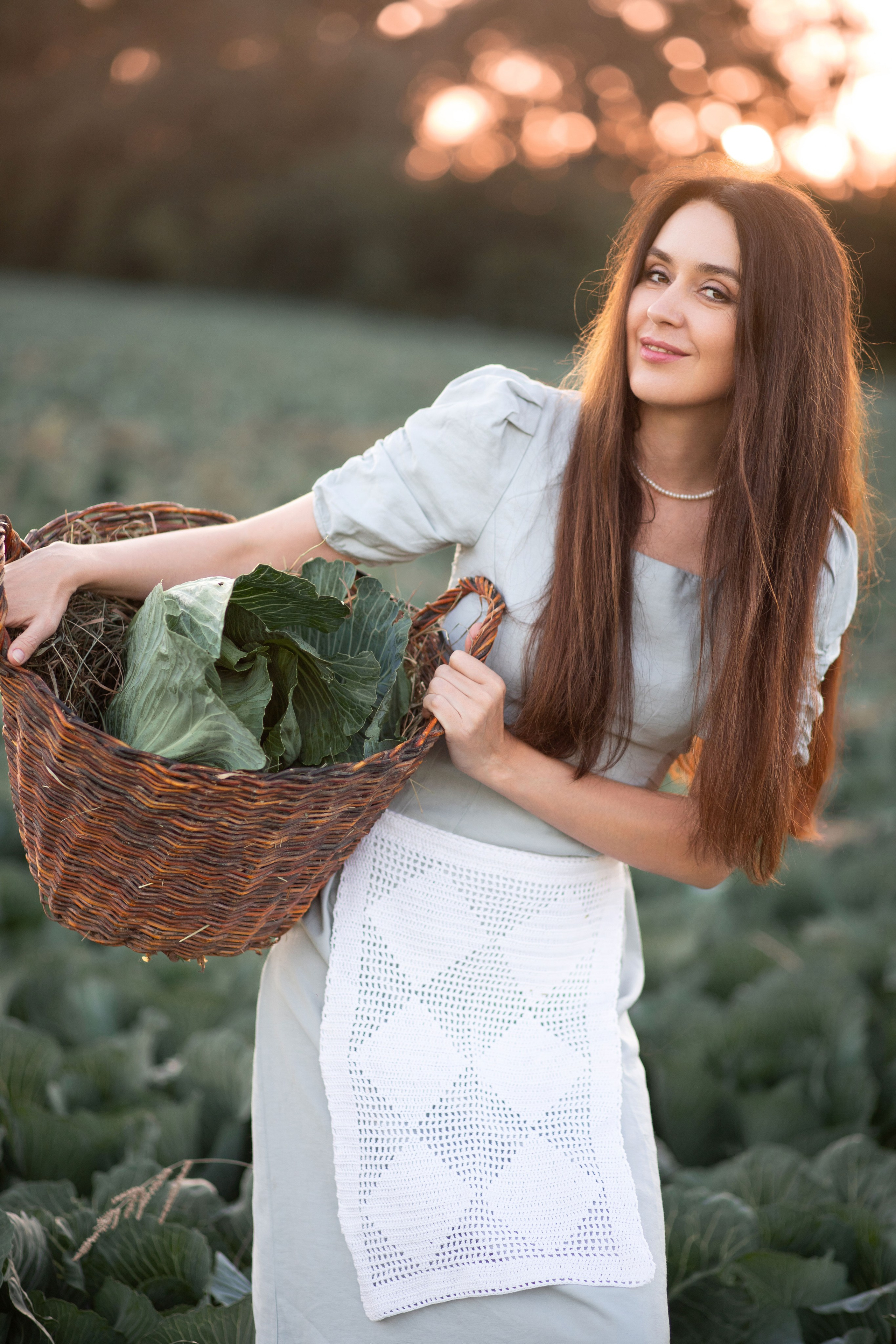 Фотозйомка в капусті з Танею. Сімейний та дитячий фотограф Київ, Ірпінь, Буча — Галина Пивоварова
