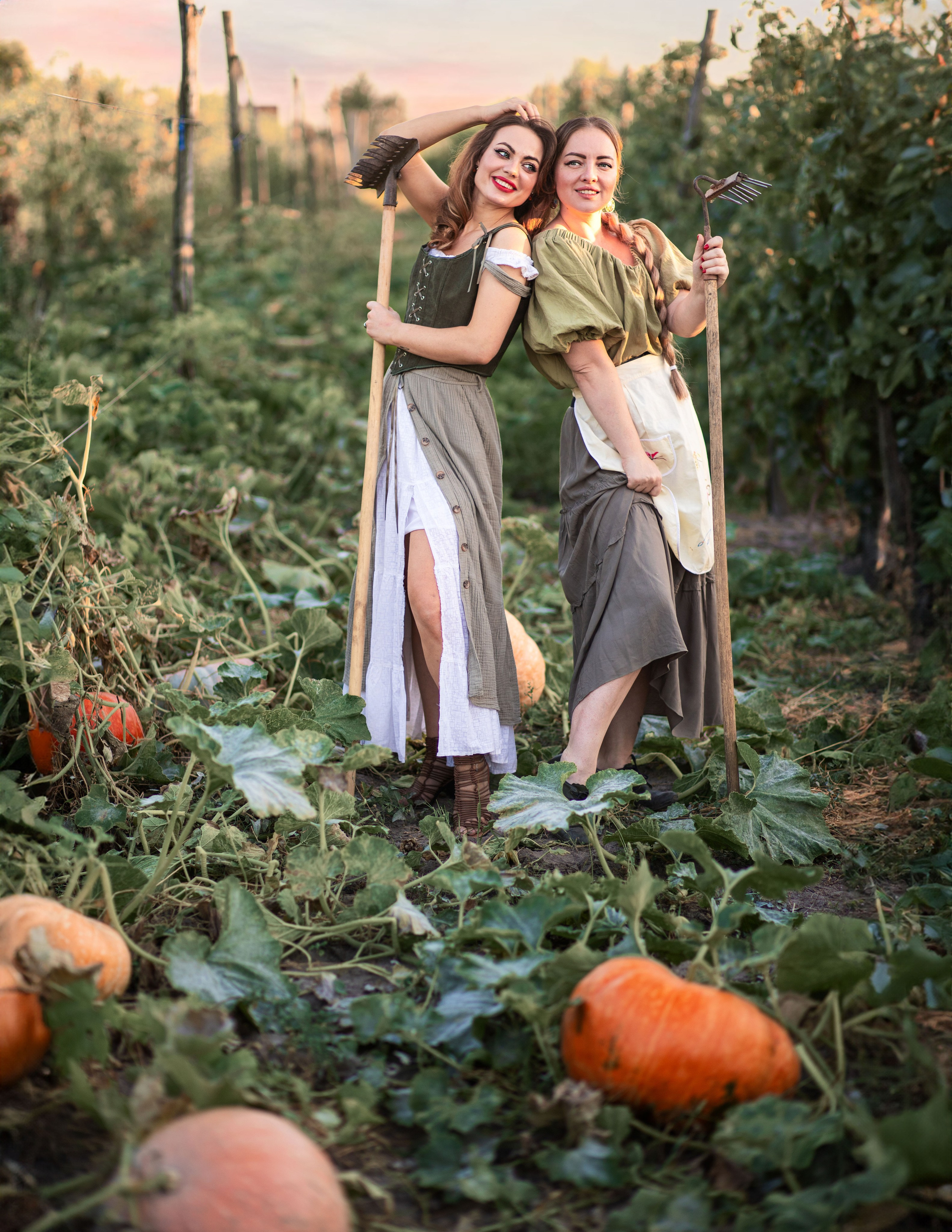 Осіння фотозйомка в гарбузовому полі. Сімейний та дитячий фотограф Київ, Ірпінь, Буча — Галина Пивоварова