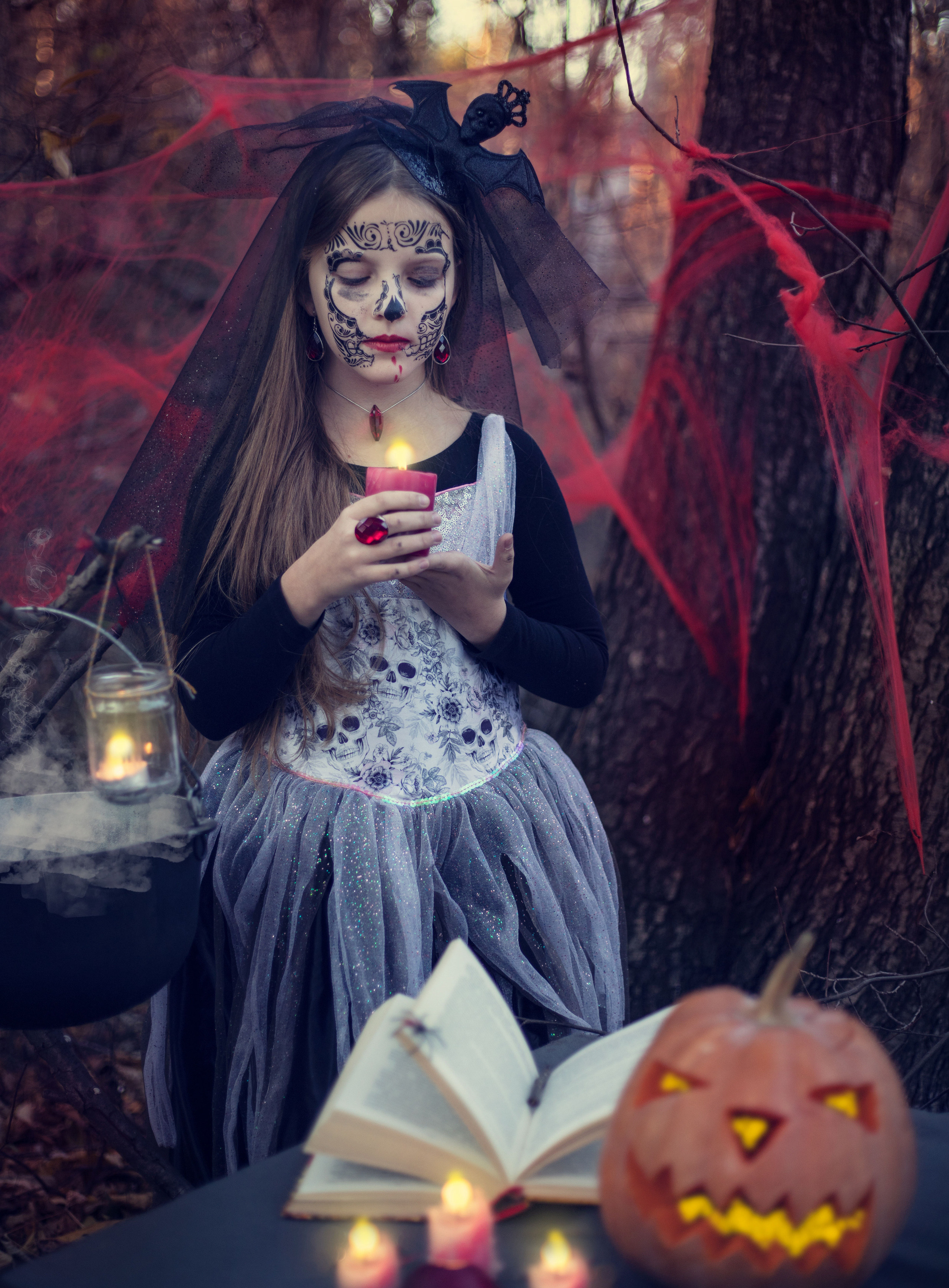 Фотосессия «Мистический лес в Halloween вечер». Сімейний та дитячий фотограф Київ, Ірпінь, Буча — Галина Пивоварова