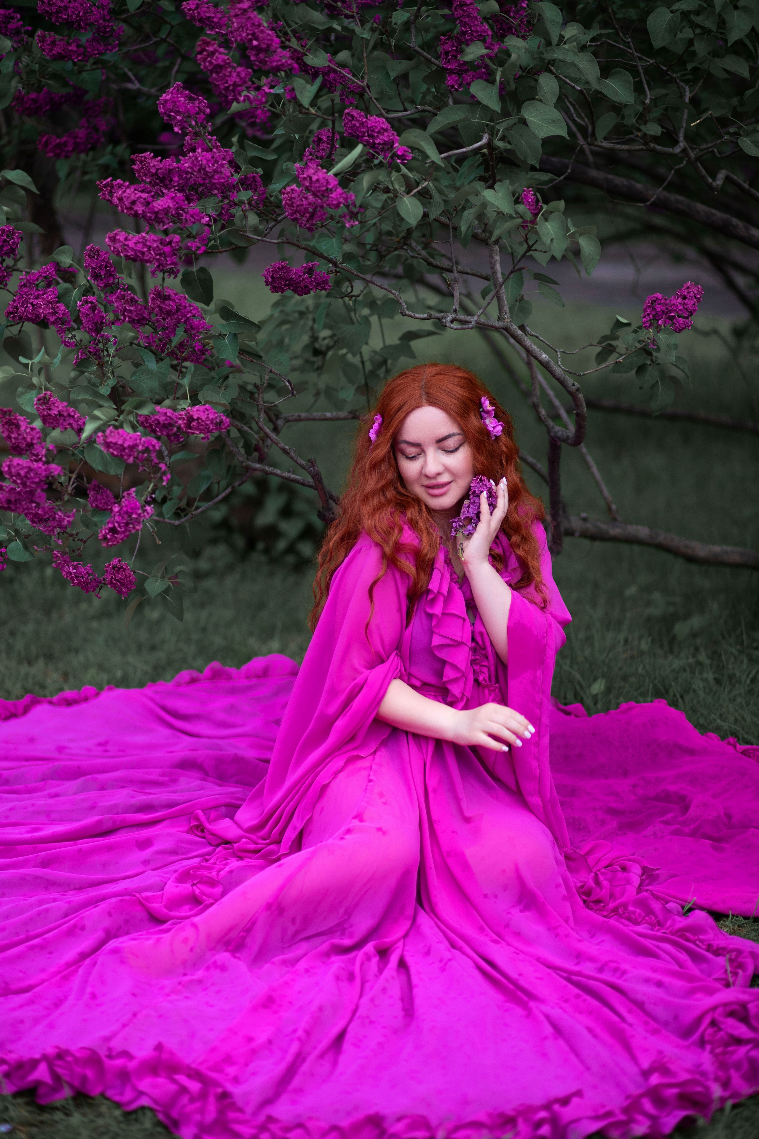 Фотозйомка з Яною «Бузковий запах весни». Сімейний та дитячий фотограф Київ, Ірпінь, Буча — Галина Пивоварова