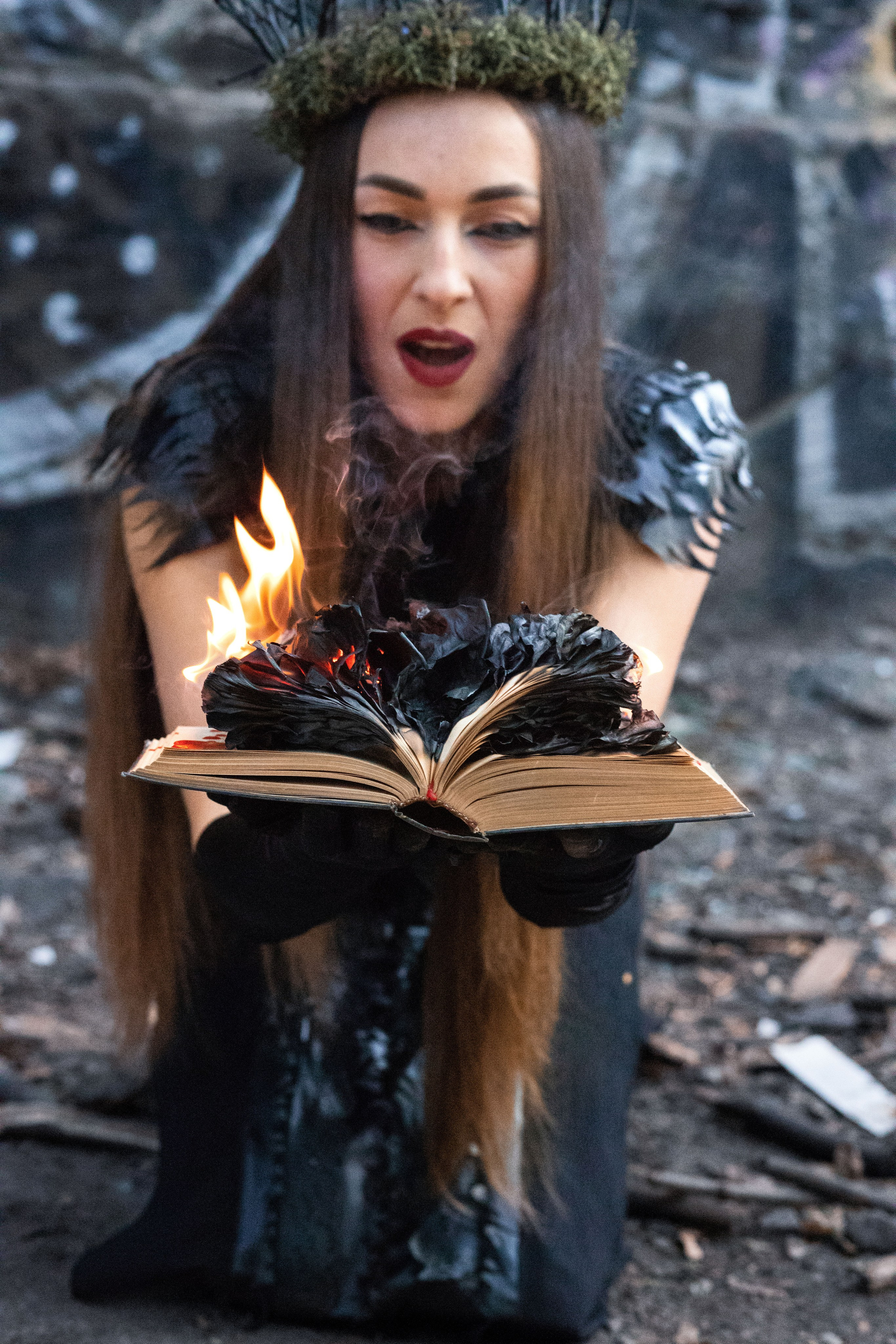 Містична фотозйомка «Відьми». Сімейний та дитячий фотограф Київ, Ірпінь, Буча — Галина Пивоварова