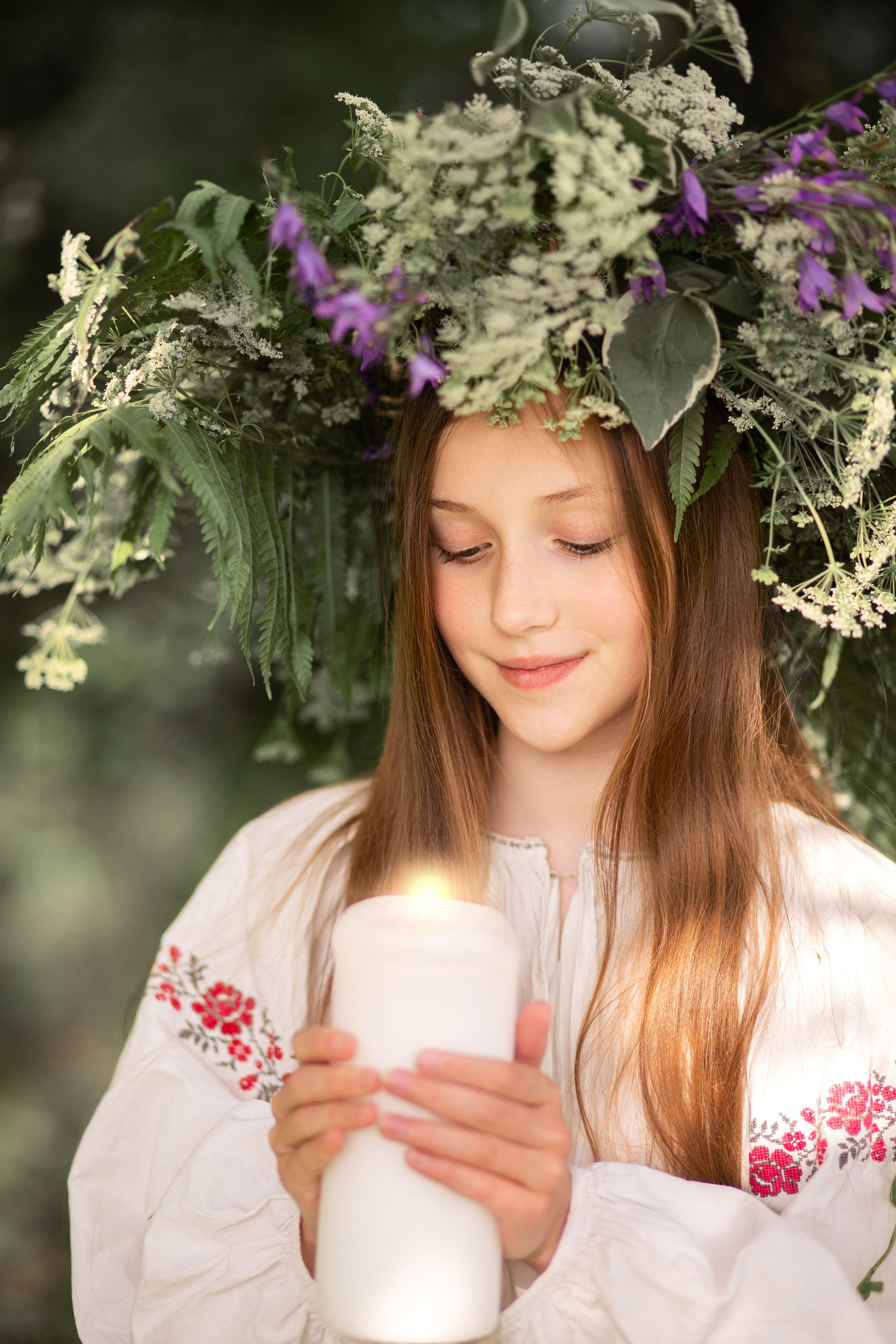 Фотозйомка до свята Івана Купайла з Ксюшою і донечкою. Сімейний та дитячий фотограф Київ, Ірпінь, Буча — Галина Пивоварова