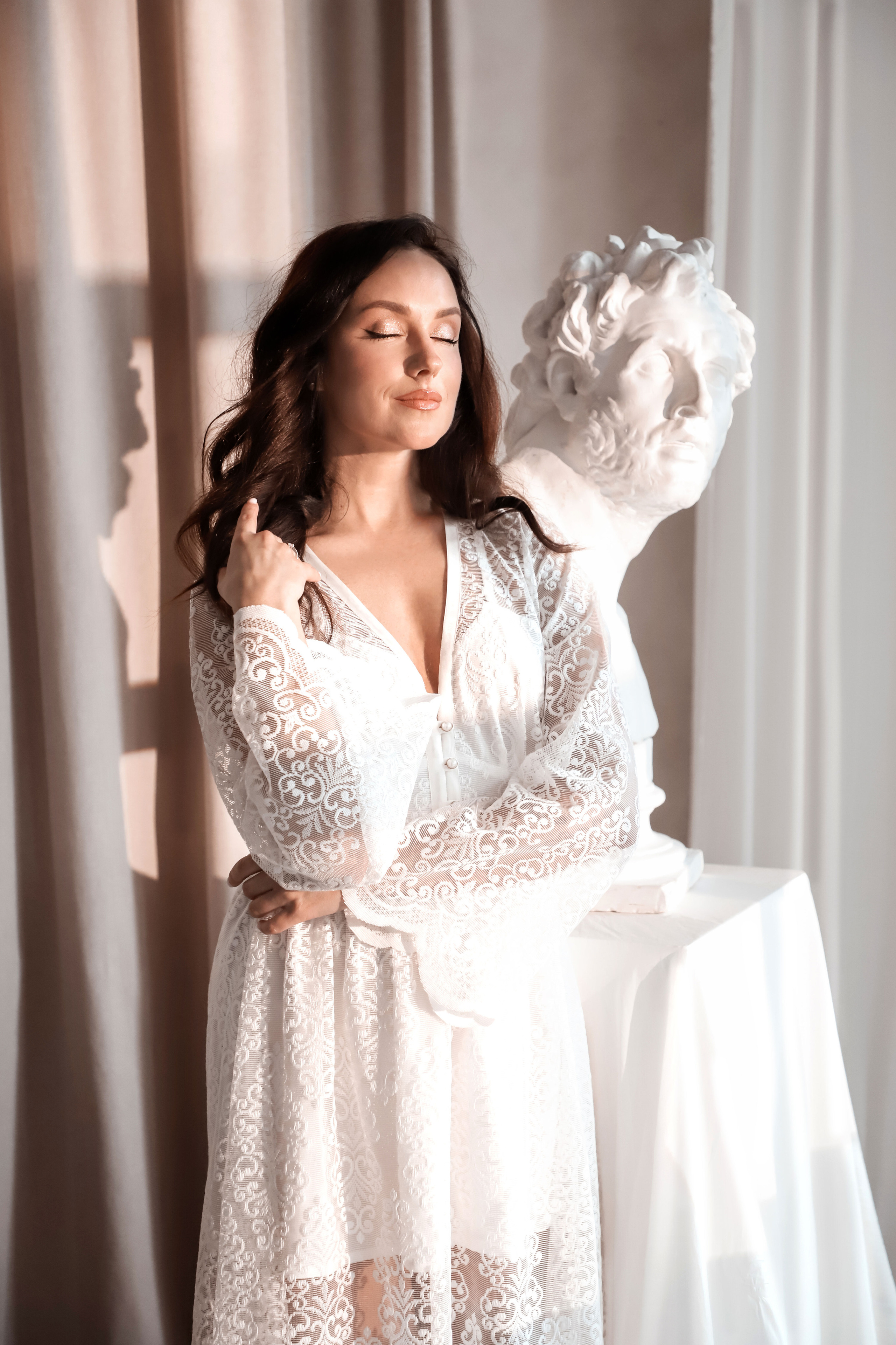 Жіноча фотосесія з Дарією «Нжність». Сімейний та дитячий фотограф Київ, Ірпінь, Буча — Галина Пивоварова