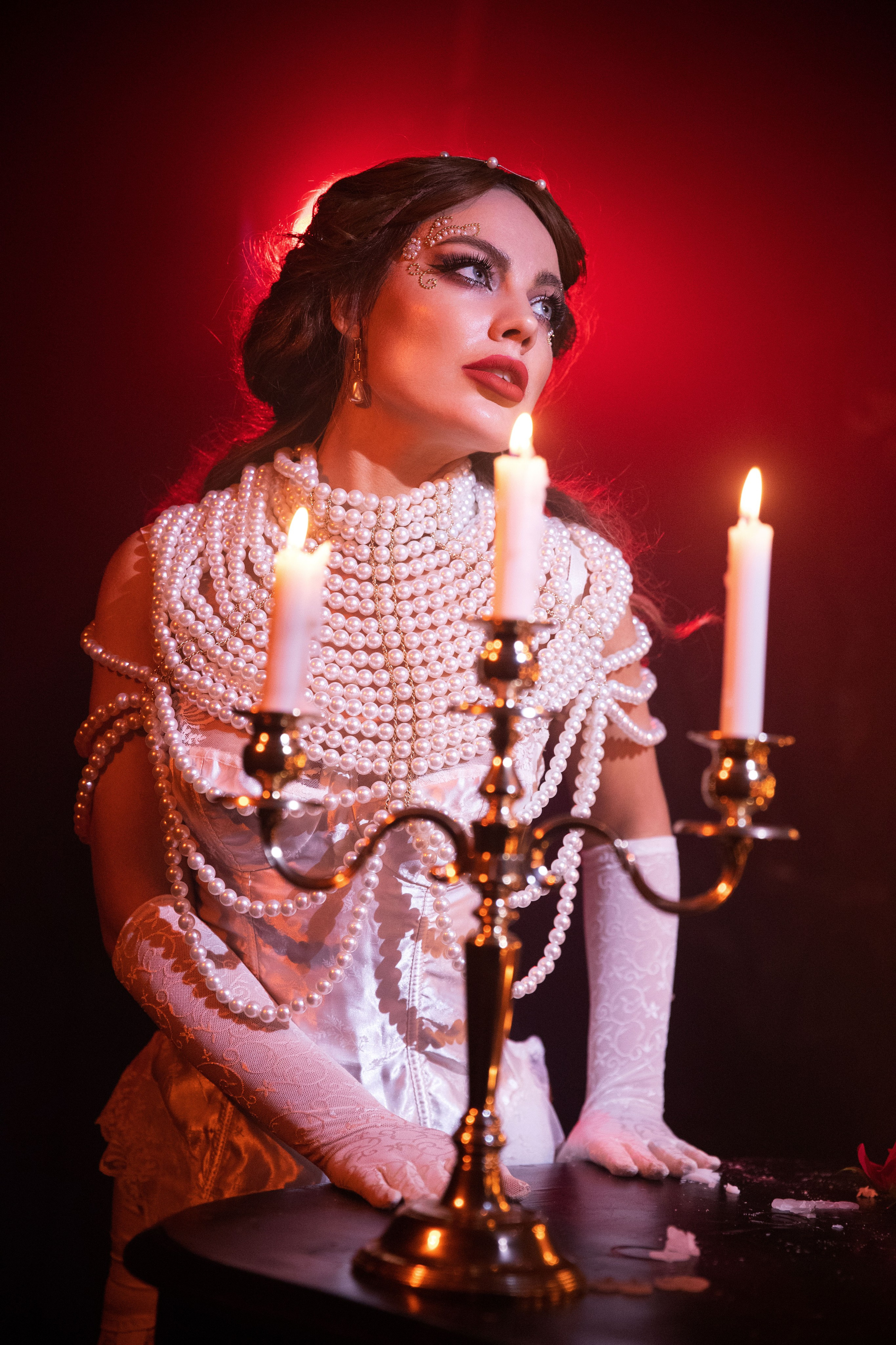 Жіноча фотозйомка «Будуар при свічках». Сімейний та дитячий фотограф Київ, Ірпінь, Буча — Галина Пивоварова