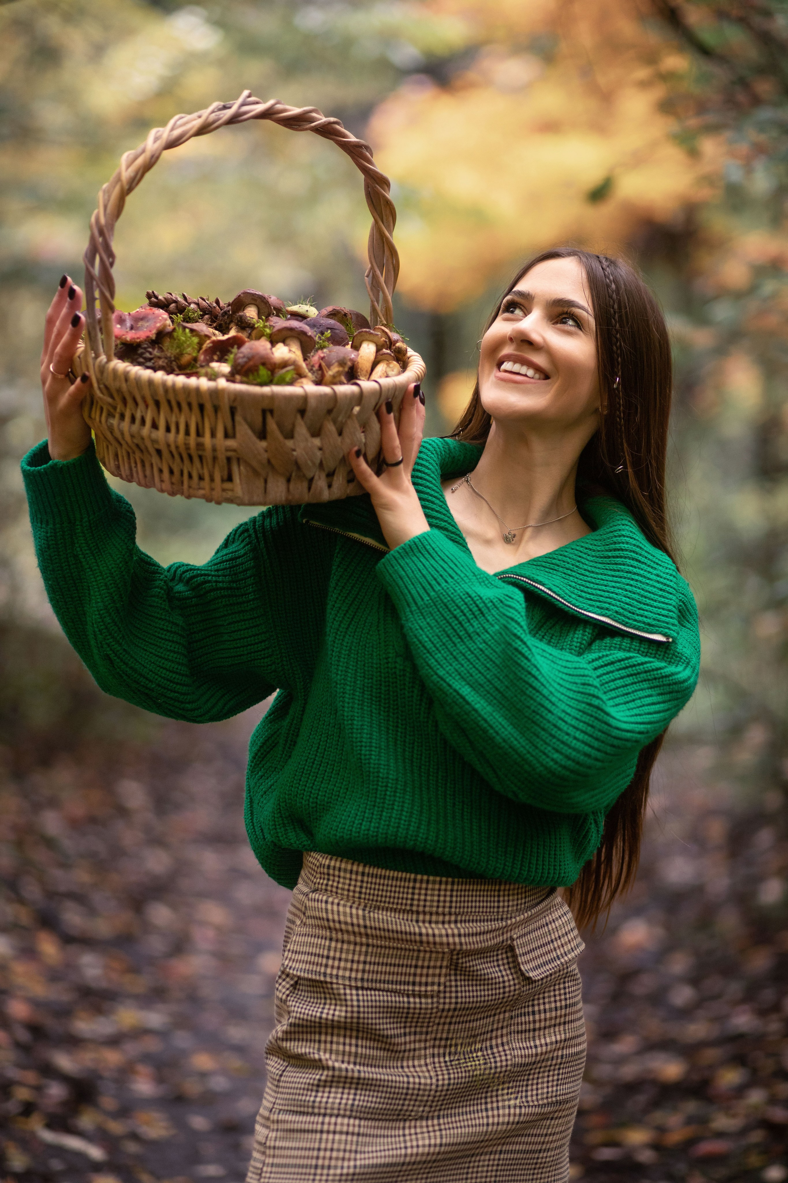 Фотопрогулянка осіннім лісом з Настею. Сімейний та дитячий фотограф Київ, Ірпінь, Буча — Галина Пивоварова