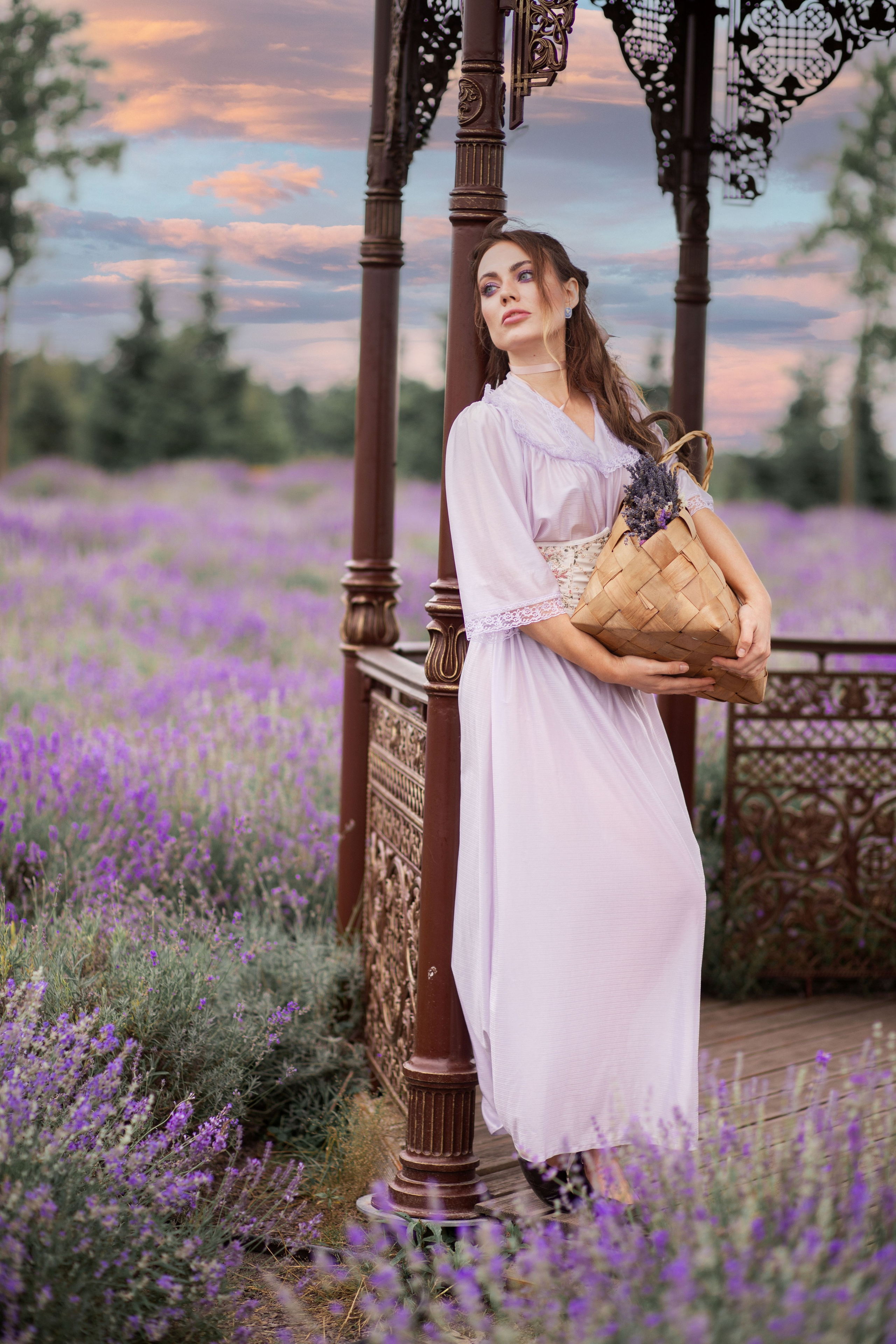 Лавандовий вечір з Олесею. Сімейний та дитячий фотограф Київ, Ірпінь, Буча — Галина Пивоварова