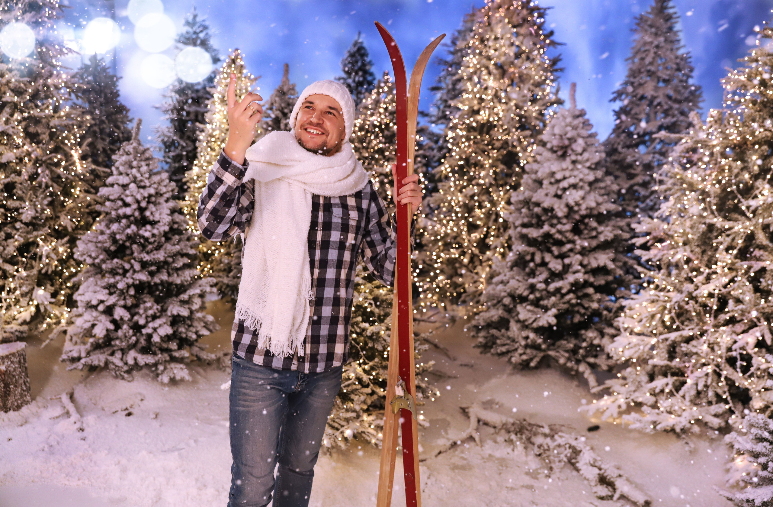 Семейная фотосессия в заснеженном лесу. Сімейний та дитячий фотограф Київ, Ірпінь, Буча — Галина Пивоварова