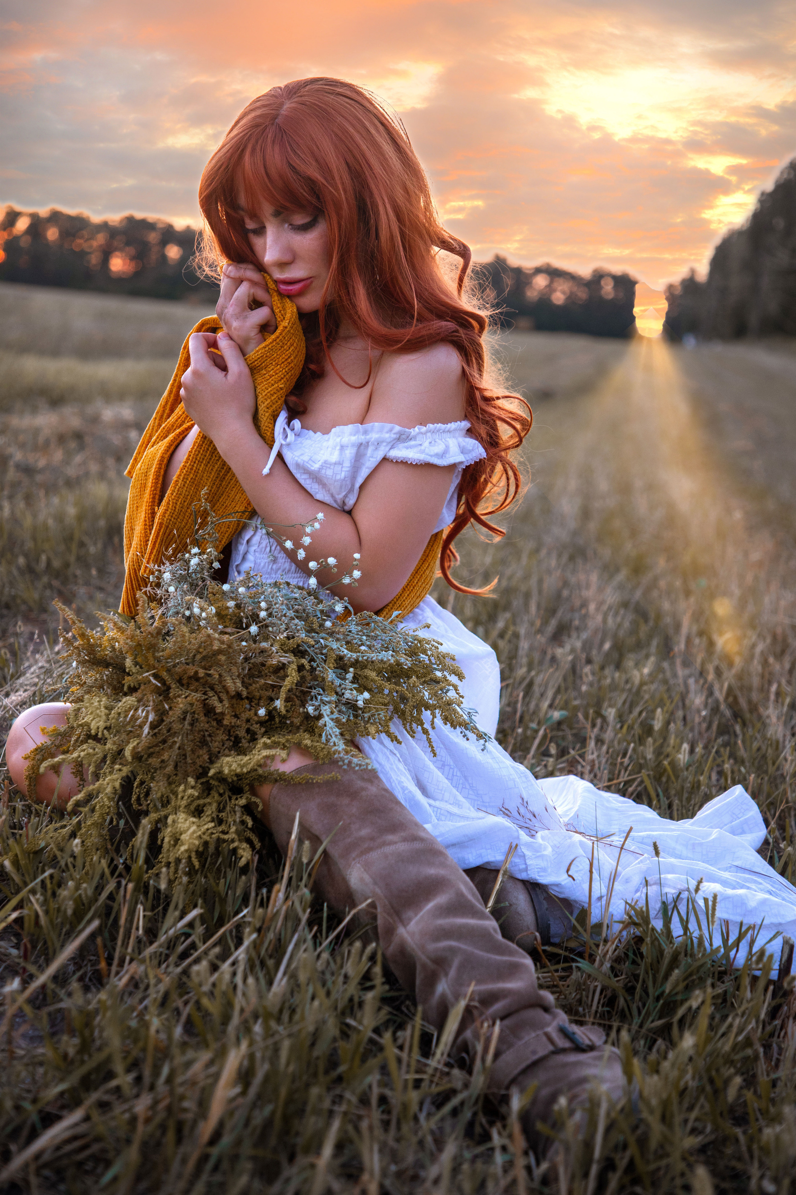 Фотозйомка з Олесею на заході сонця. Сімейний та дитячий фотограф Київ, Ірпінь, Буча — Галина Пивоварова