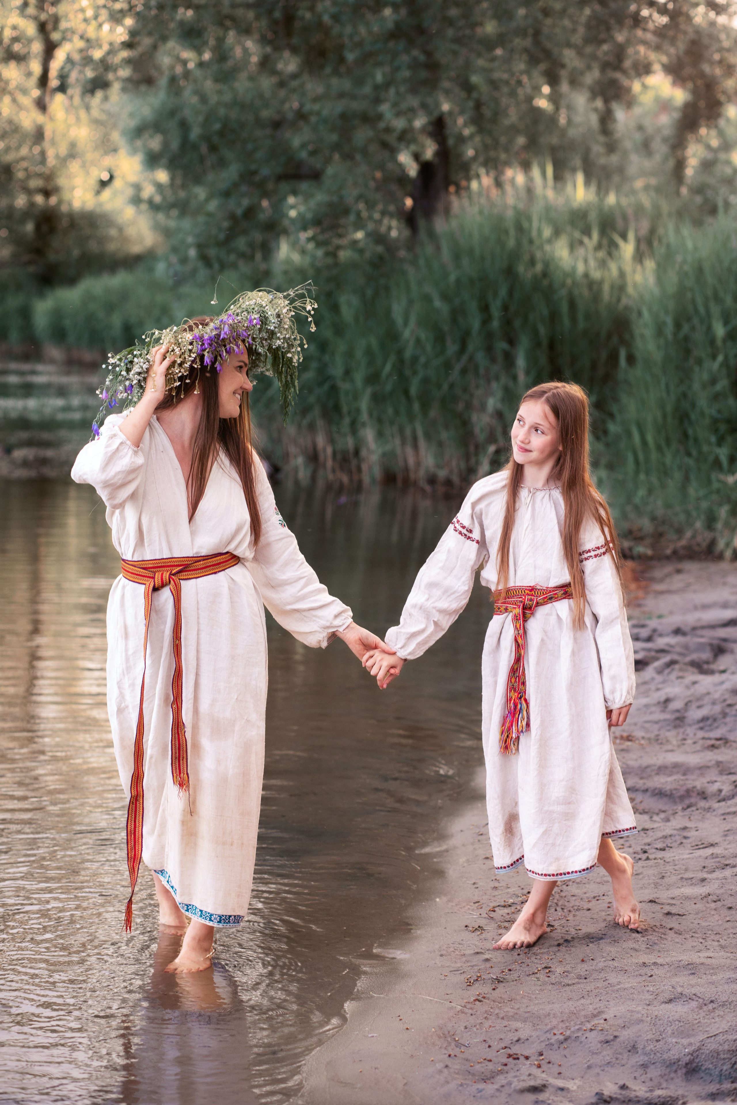 Фотозйомка до свята Івана Купайла з Ксюшою і донечкою. Сімейний та дитячий фотограф Київ, Ірпінь, Буча — Галина Пивоварова