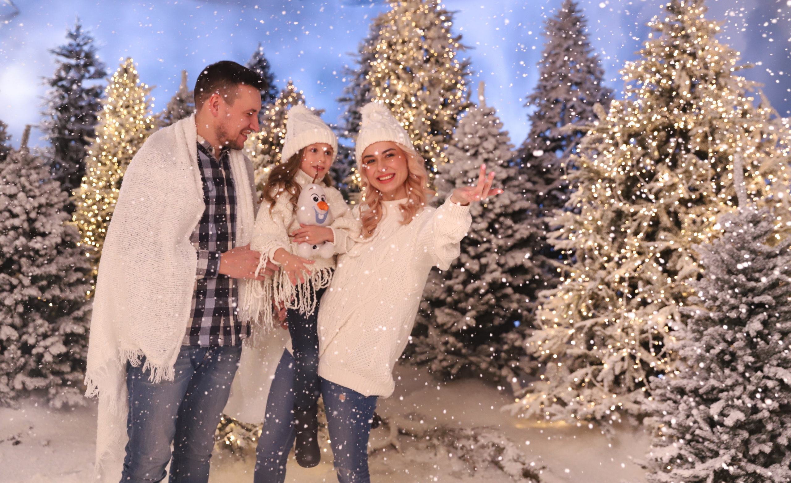 Фотосессия в заснеженном лесу. Сімейний та дитячий фотограф Київ, Ірпінь, Буча — Галина Пивоварова