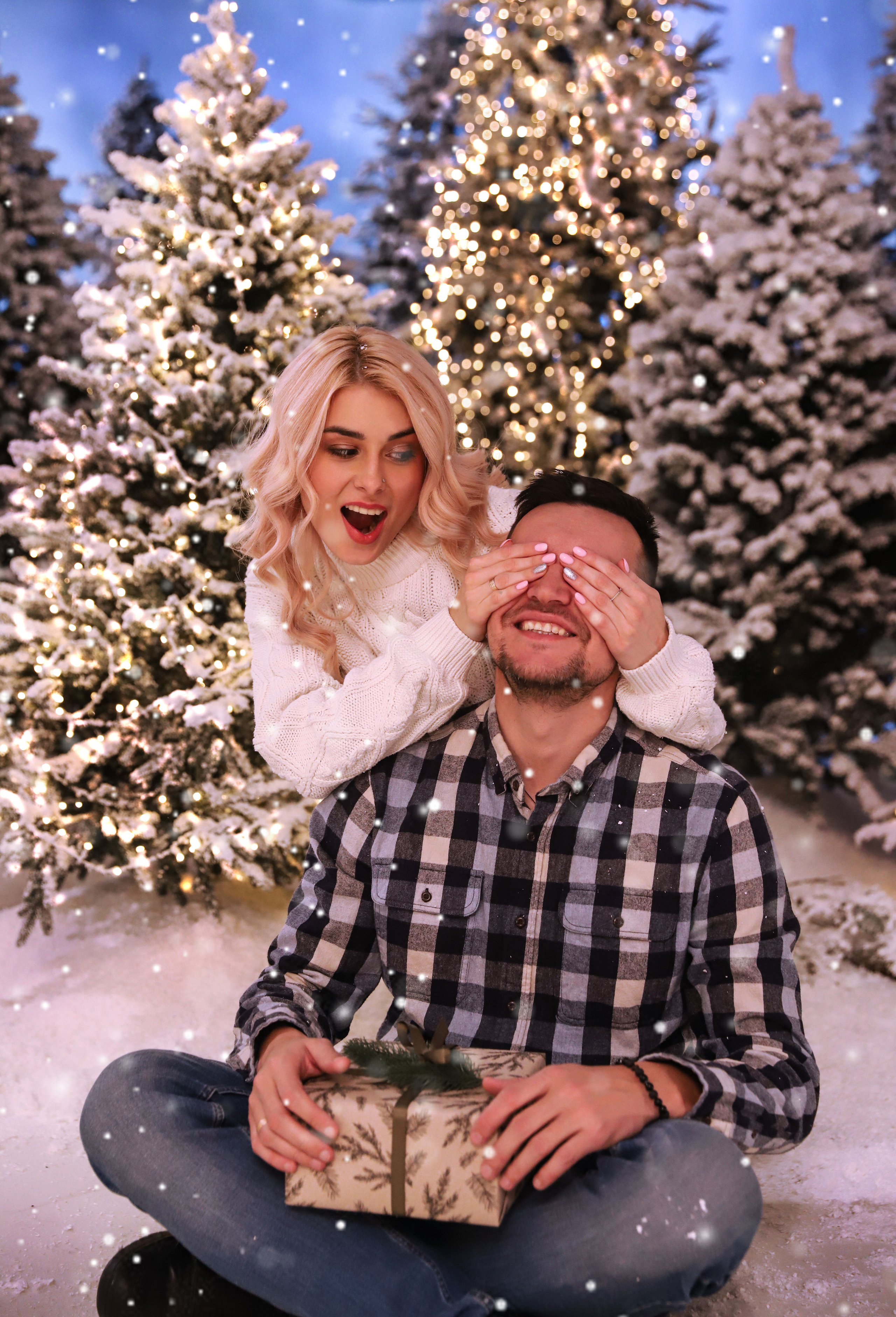 Семейная фотосессия в заснеженном лесу. Сімейний та дитячий фотограф Київ, Ірпінь, Буча — Галина Пивоварова