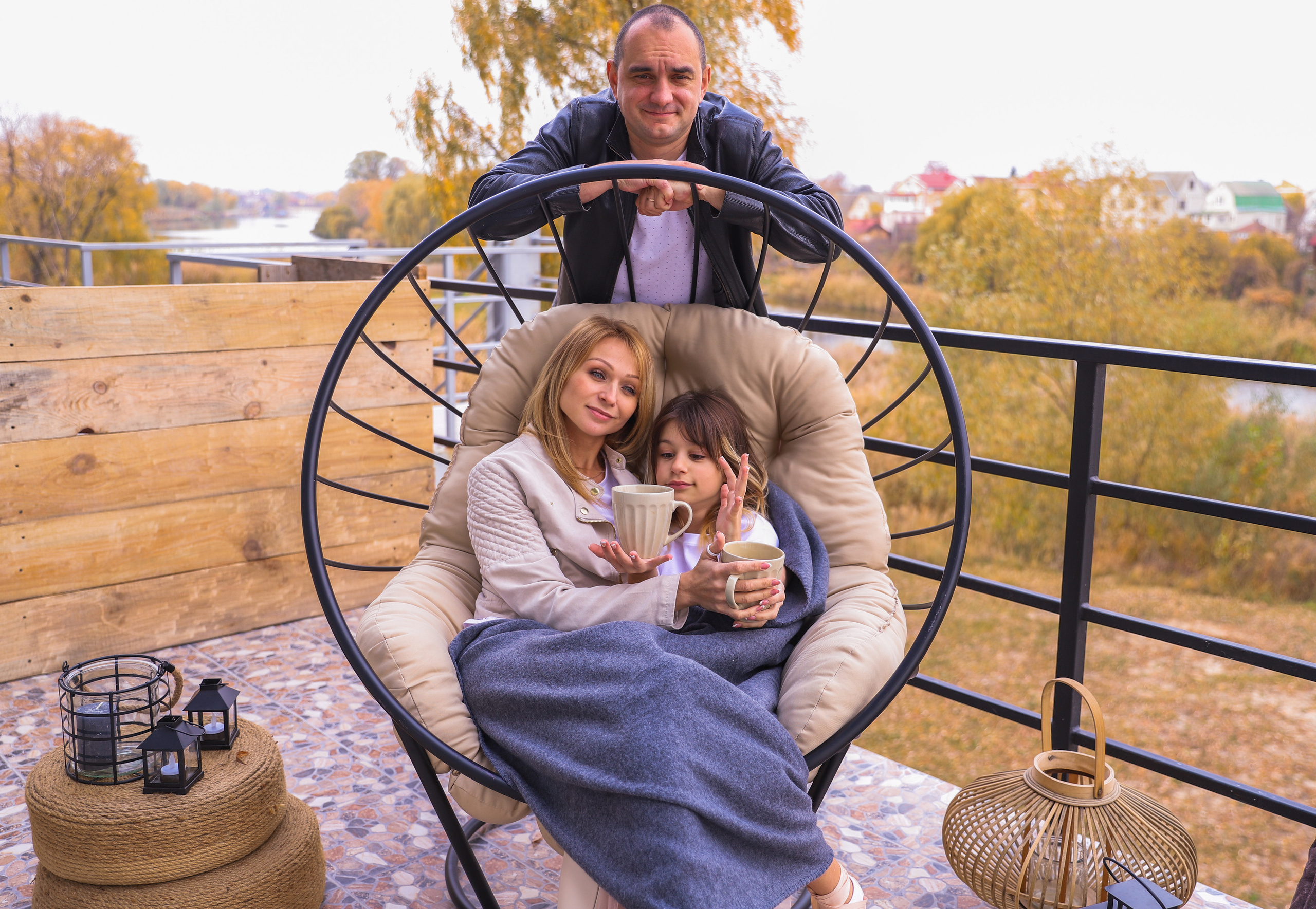 Семейная фотосессия Светланы, Владимира и их доченьки Машеньки. Сімейний та дитячий фотограф Київ, Ірпінь, Буча — Галина Пивоварова
