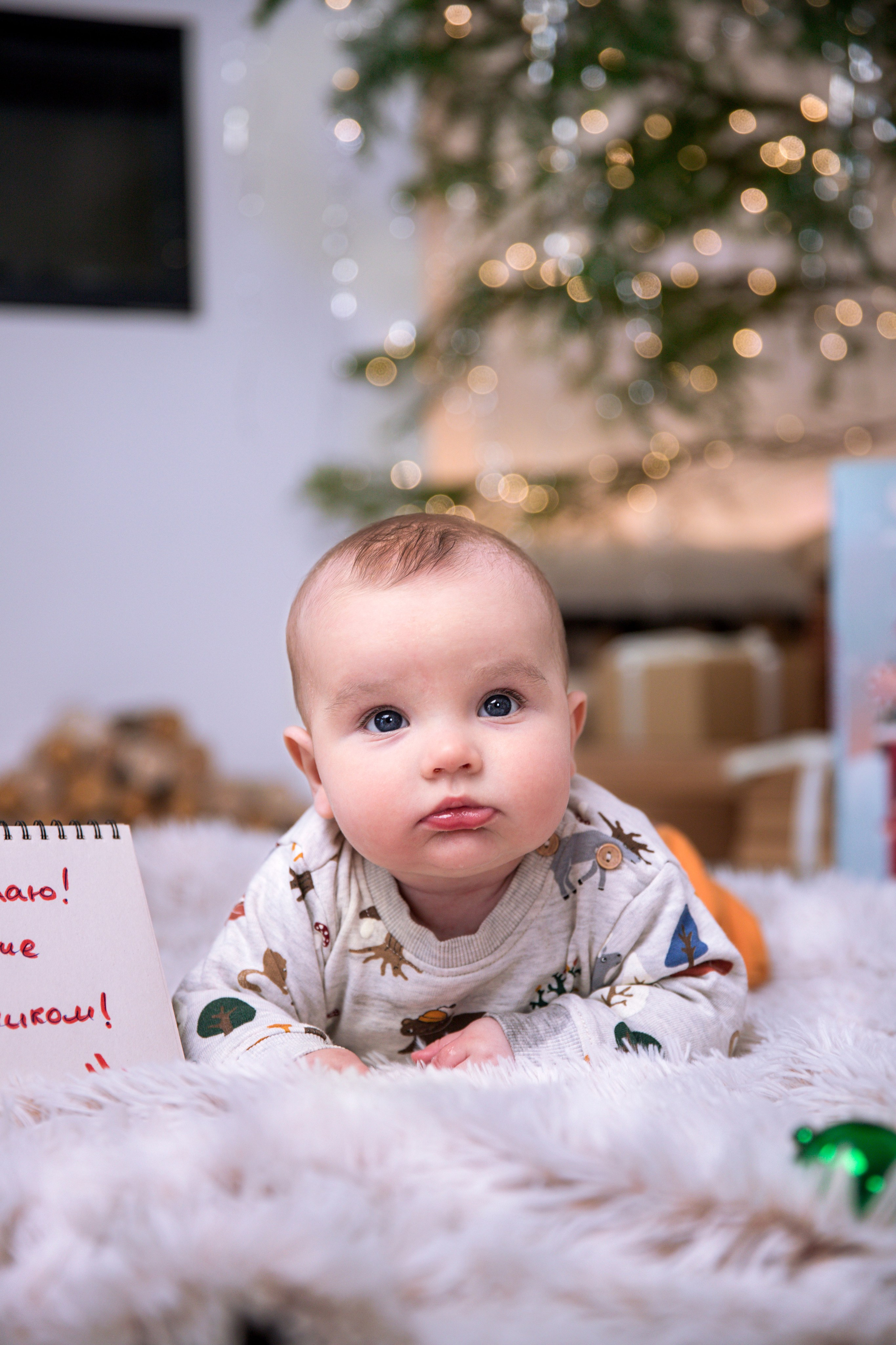 Новорічна сімейна зйомка Аліни та маленького Енея. Сімейний та дитячий фотограф Київ, Ірпінь, Буча — Галина Пивоварова