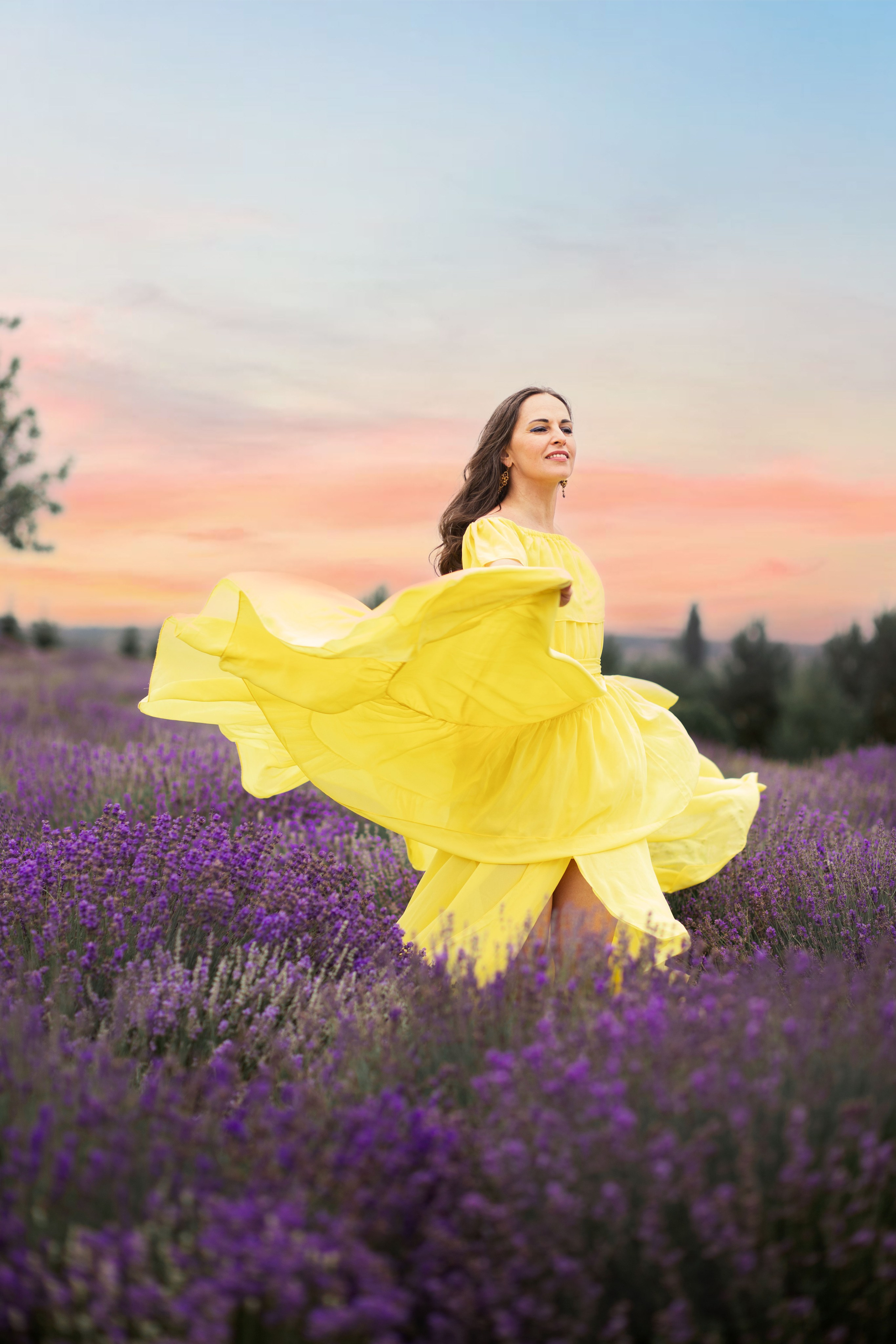 Жіноча фотозйомка в лаванді «Місцевий Прованс». Сімейний та дитячий фотограф Київ, Ірпінь, Буча — Галина Пивоварова