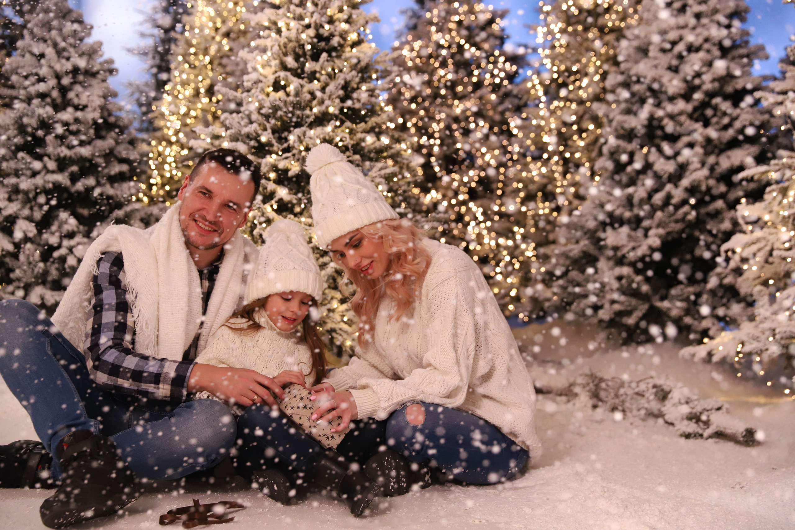 Фотосессия в заснеженном лесу. Сімейний та дитячий фотограф Київ, Ірпінь, Буча — Галина Пивоварова