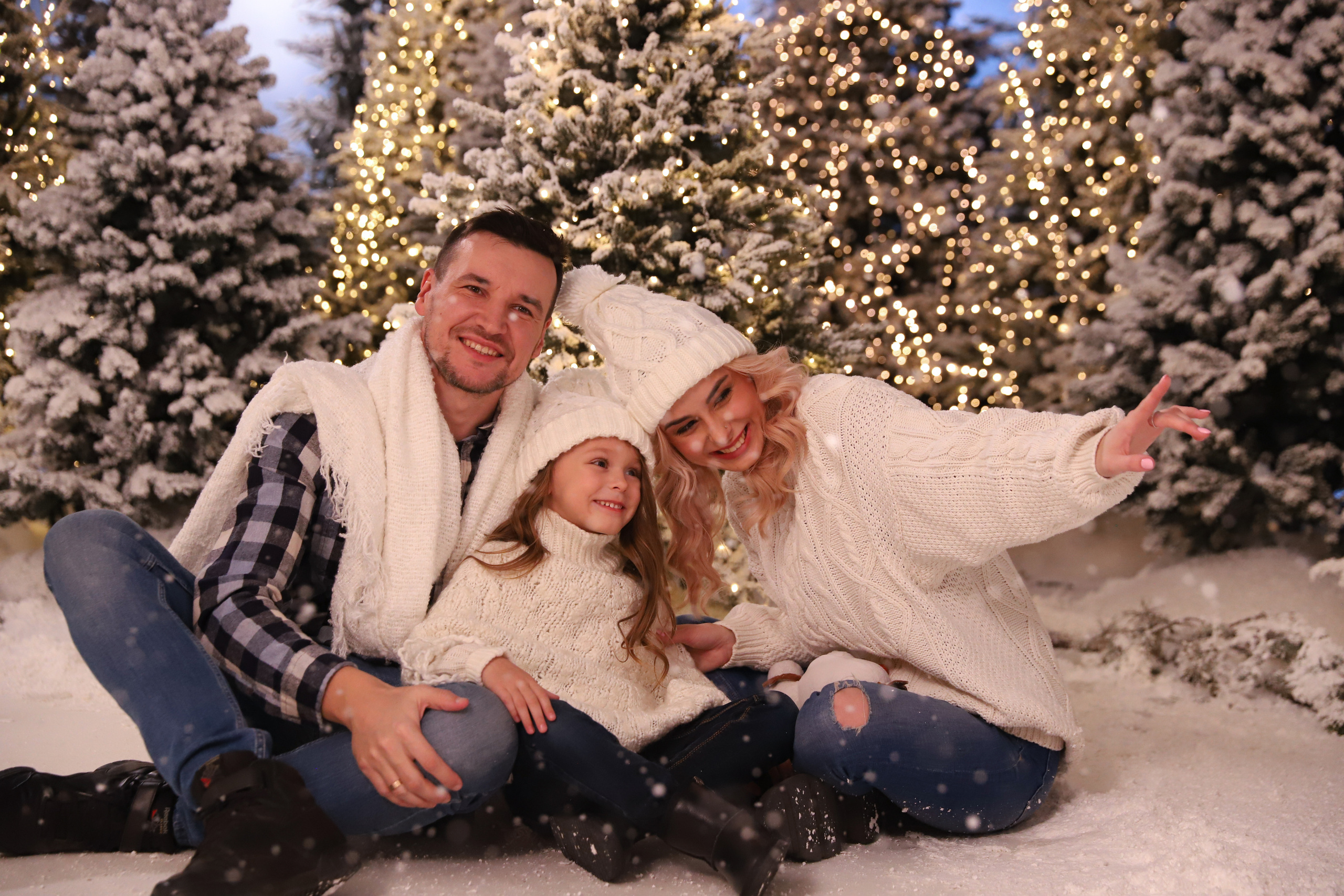 Фотосессия в заснеженном лесу. Сімейний та дитячий фотограф Київ, Ірпінь, Буча — Галина Пивоварова