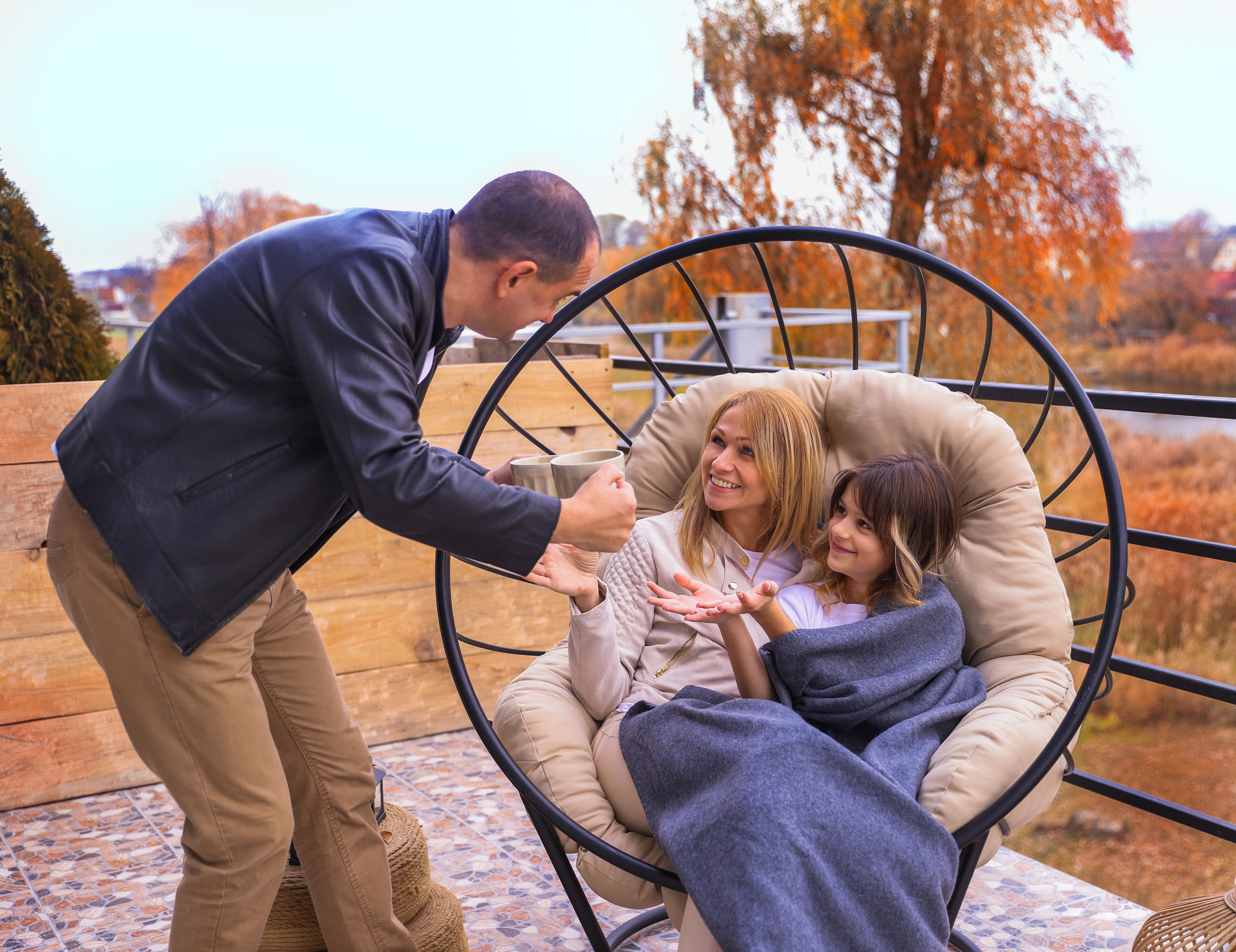Осенняя фотосессия семьи Светланы, Владимира и их Машульки. Сімейний та дитячий фотограф Київ, Ірпінь, Буча — Галина Пивоварова