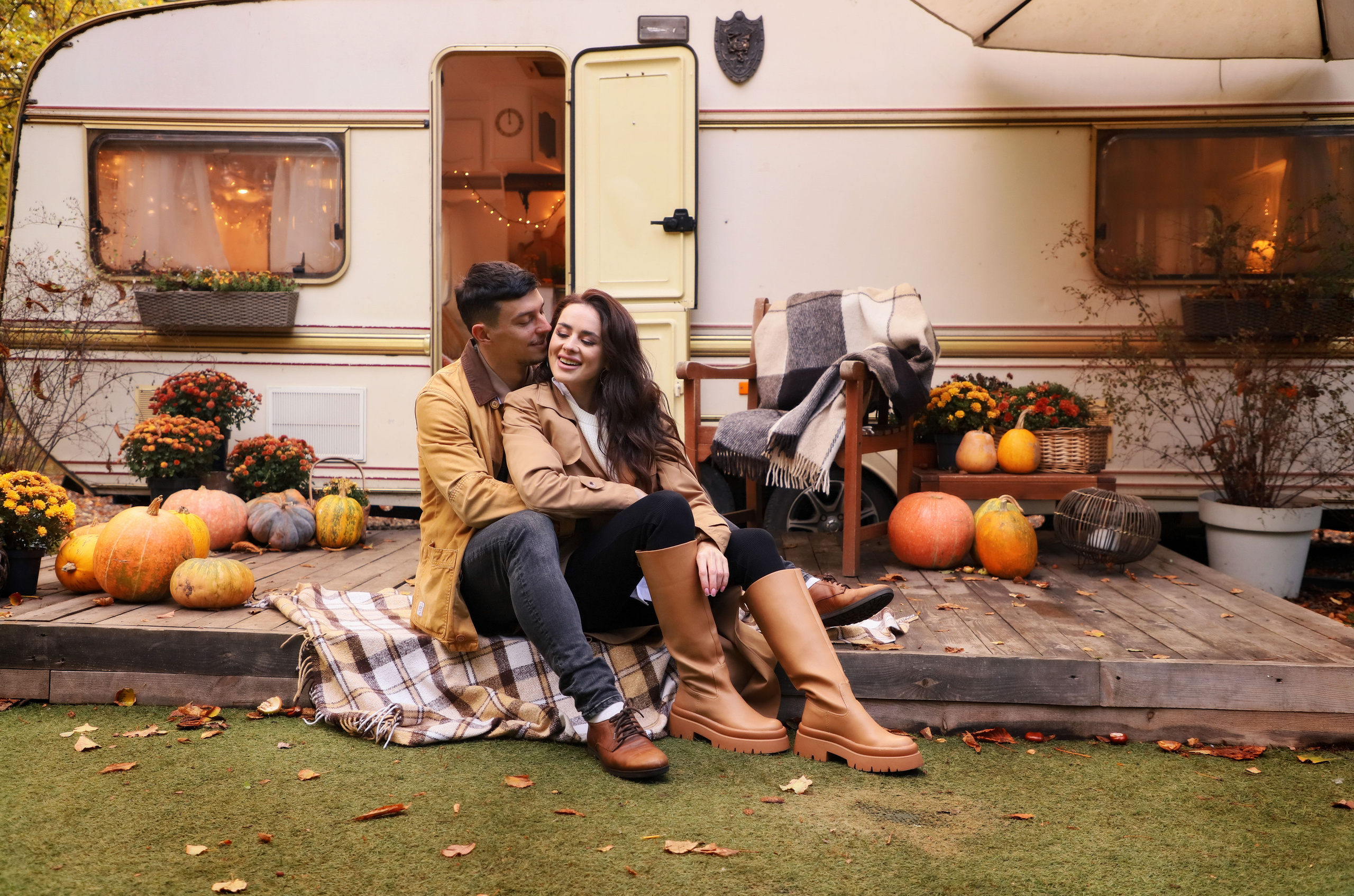 Осіння lovestory Ігоря і Анастасії. Сімейний та дитячий фотограф Київ, Ірпінь, Буча — Галина Пивоварова