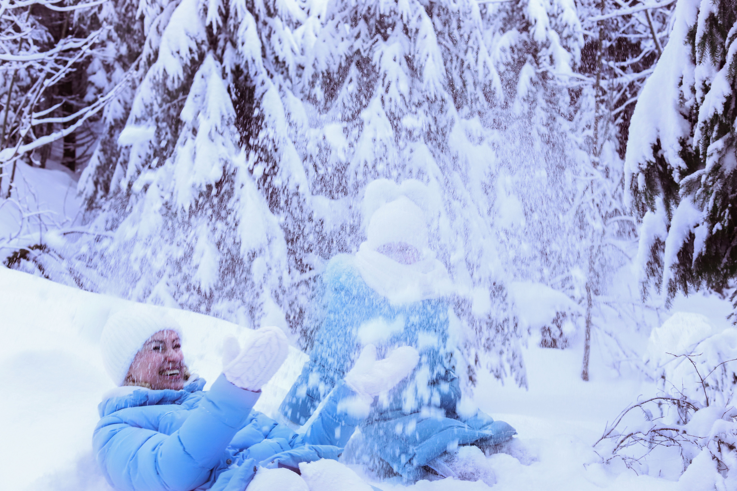 Зимняя фотопрогулка по заснеженному лесу. Сімейний та дитячий фотограф Київ, Ірпінь, Буча — Галина Пивоварова