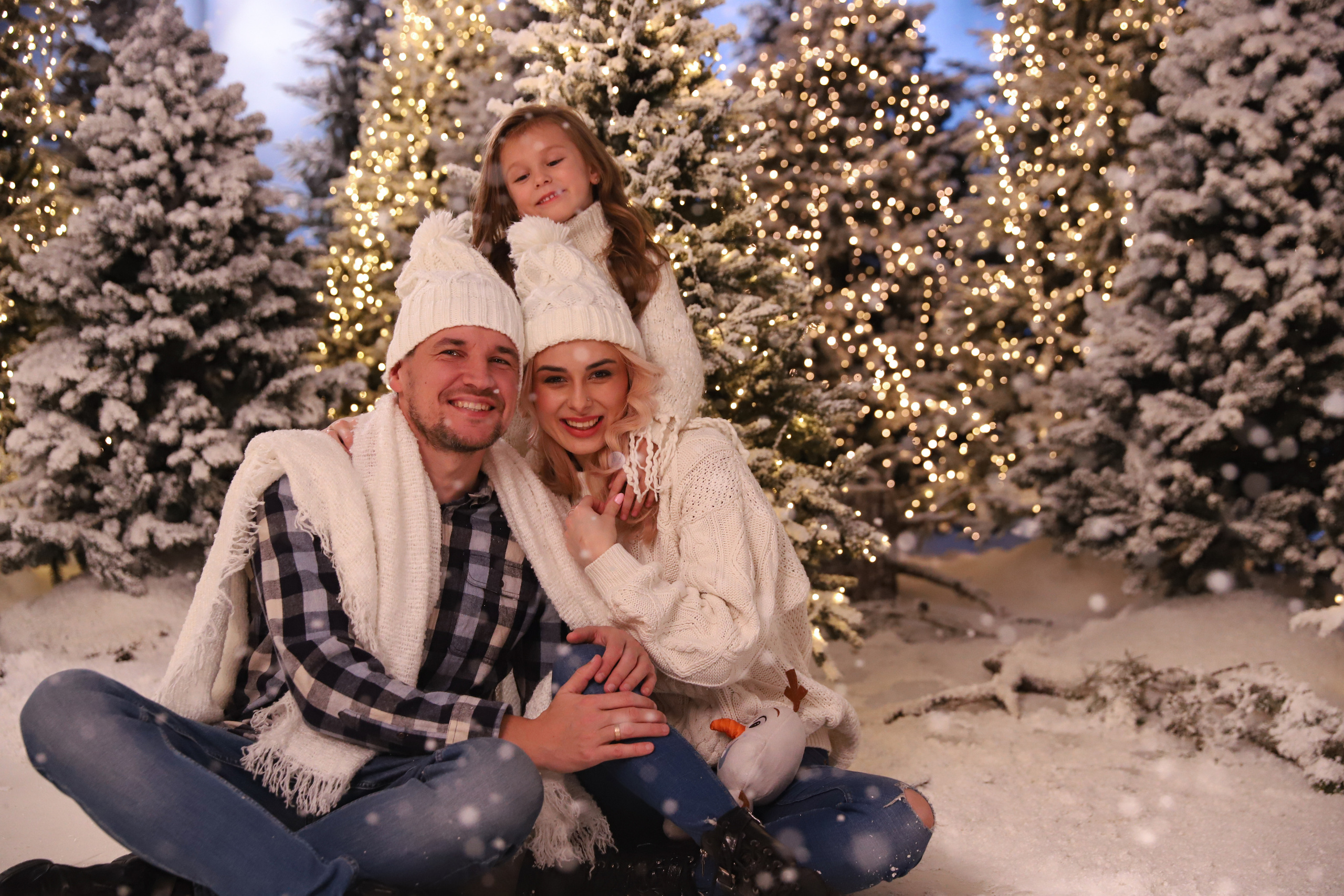 Фотосессия в заснеженном лесу. Сімейний та дитячий фотограф Київ, Ірпінь, Буча — Галина Пивоварова