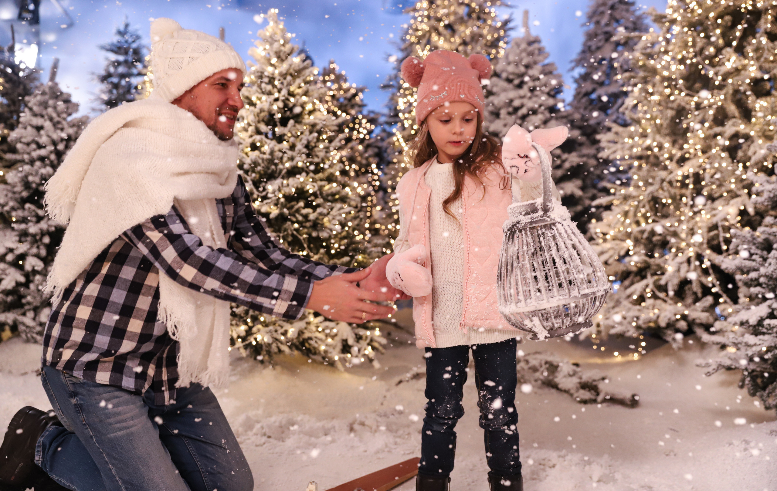 Фотосессия в заснеженном лесу. Сімейний та дитячий фотограф Київ, Ірпінь, Буча — Галина Пивоварова