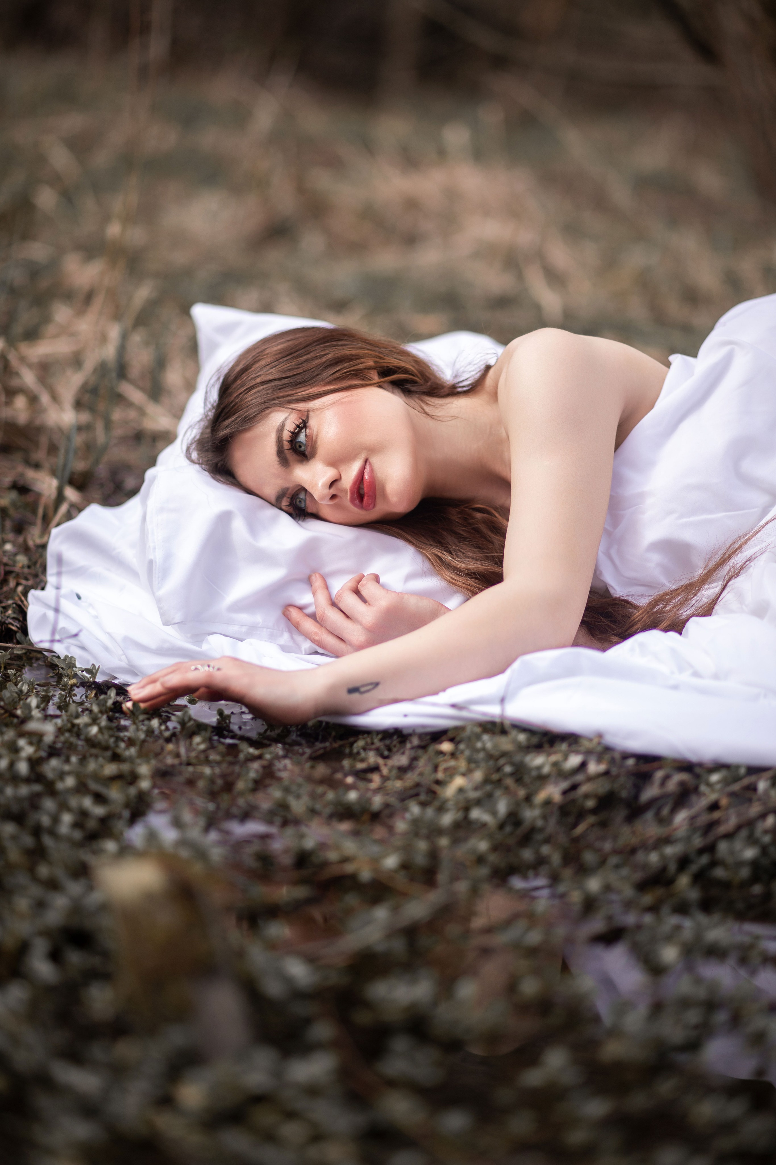 Жіноча фотосесія з Олесею «Весняне пробудження». Сімейний та дитячий фотограф Київ, Ірпінь, Буча — Галина Пивоварова