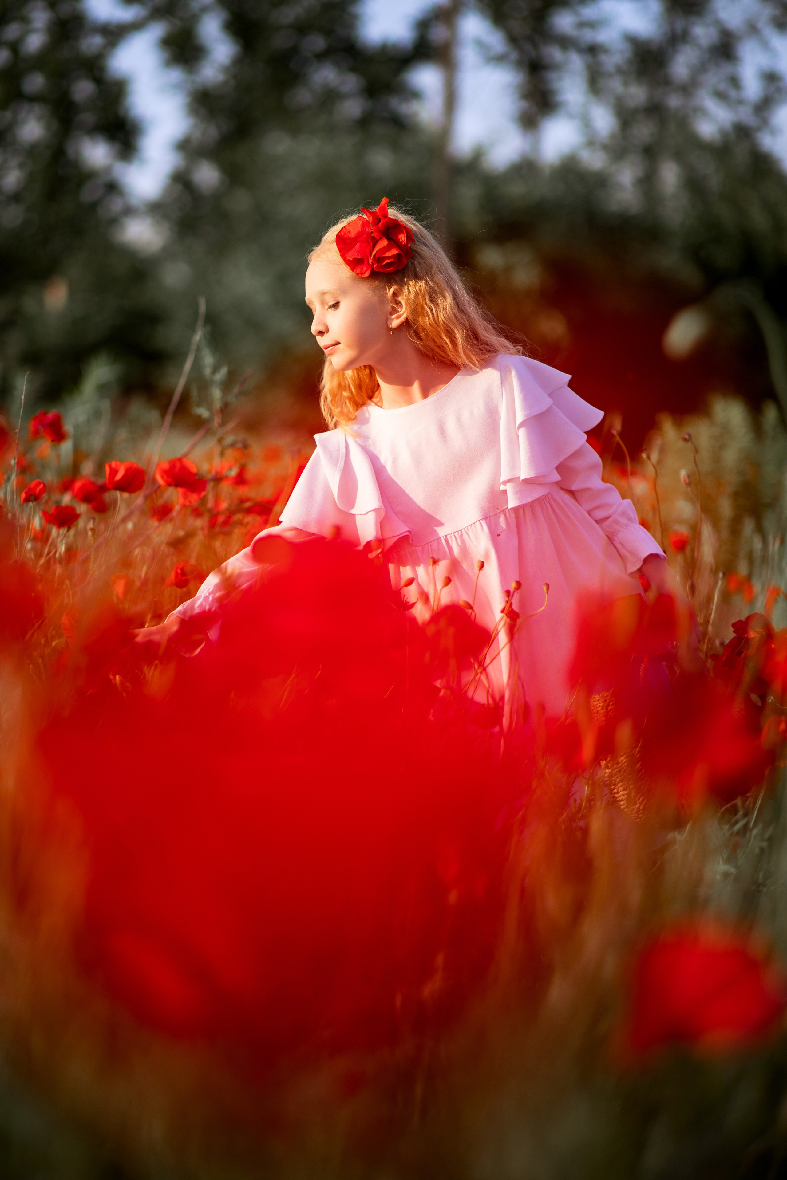 Фотопрогулянка маковим полем з Юлечкою. Сімейний та дитячий фотограф Київ, Ірпінь, Буча — Галина Пивоварова