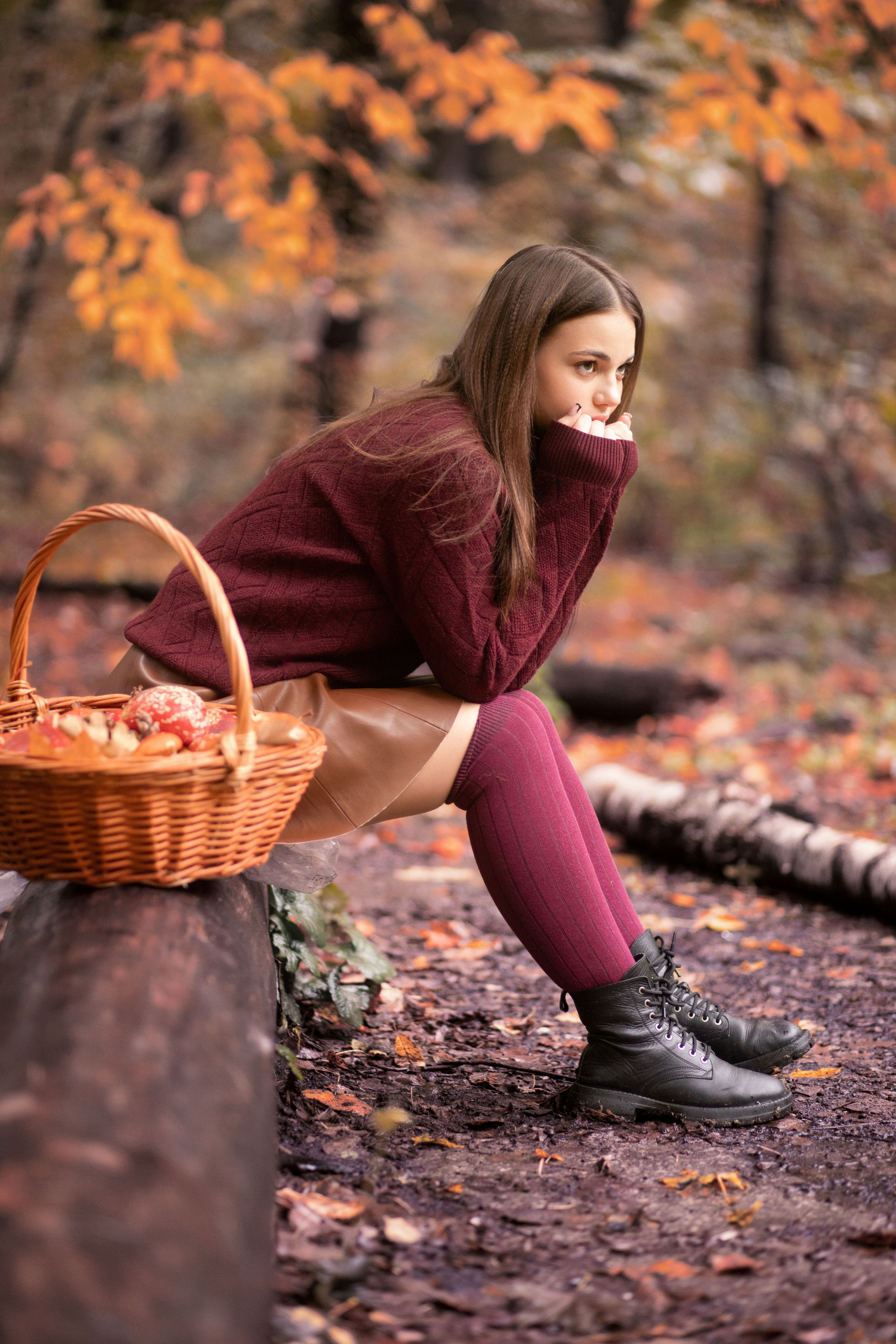 Осіння фотозйомка з Діаною. Сімейний та дитячий фотограф Київ, Ірпінь, Буча — Галина Пивоварова