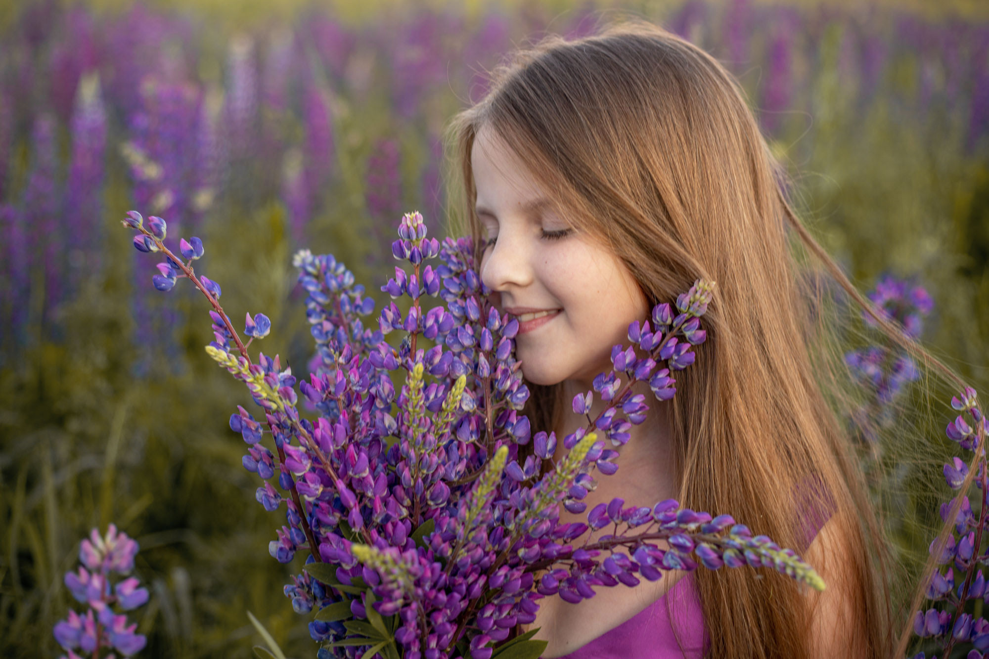 Фотосессия в люпинах. Сімейний та дитячий фотограф Київ, Ірпінь, Буча — Галина Пивоварова