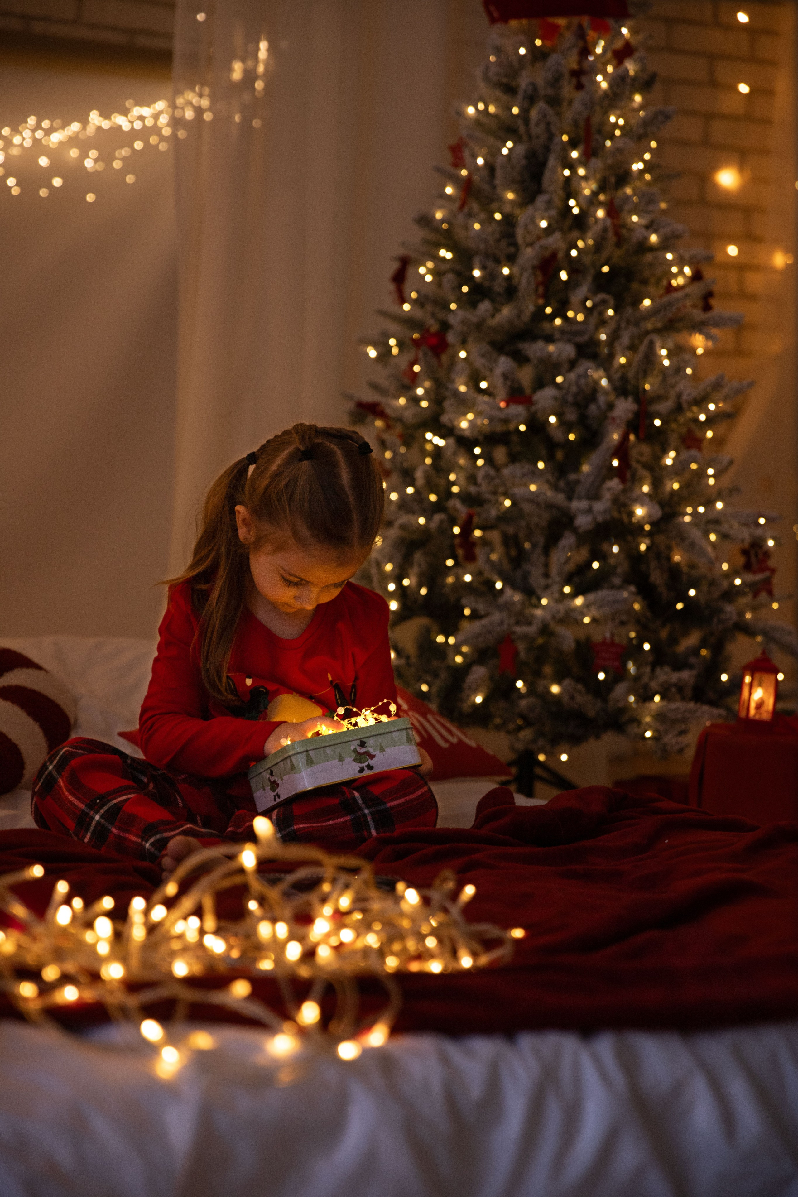 Різдвяний фотовечір з Яною і Машулею. Сімейний та дитячий фотограф Київ, Ірпінь, Буча — Галина Пивоварова