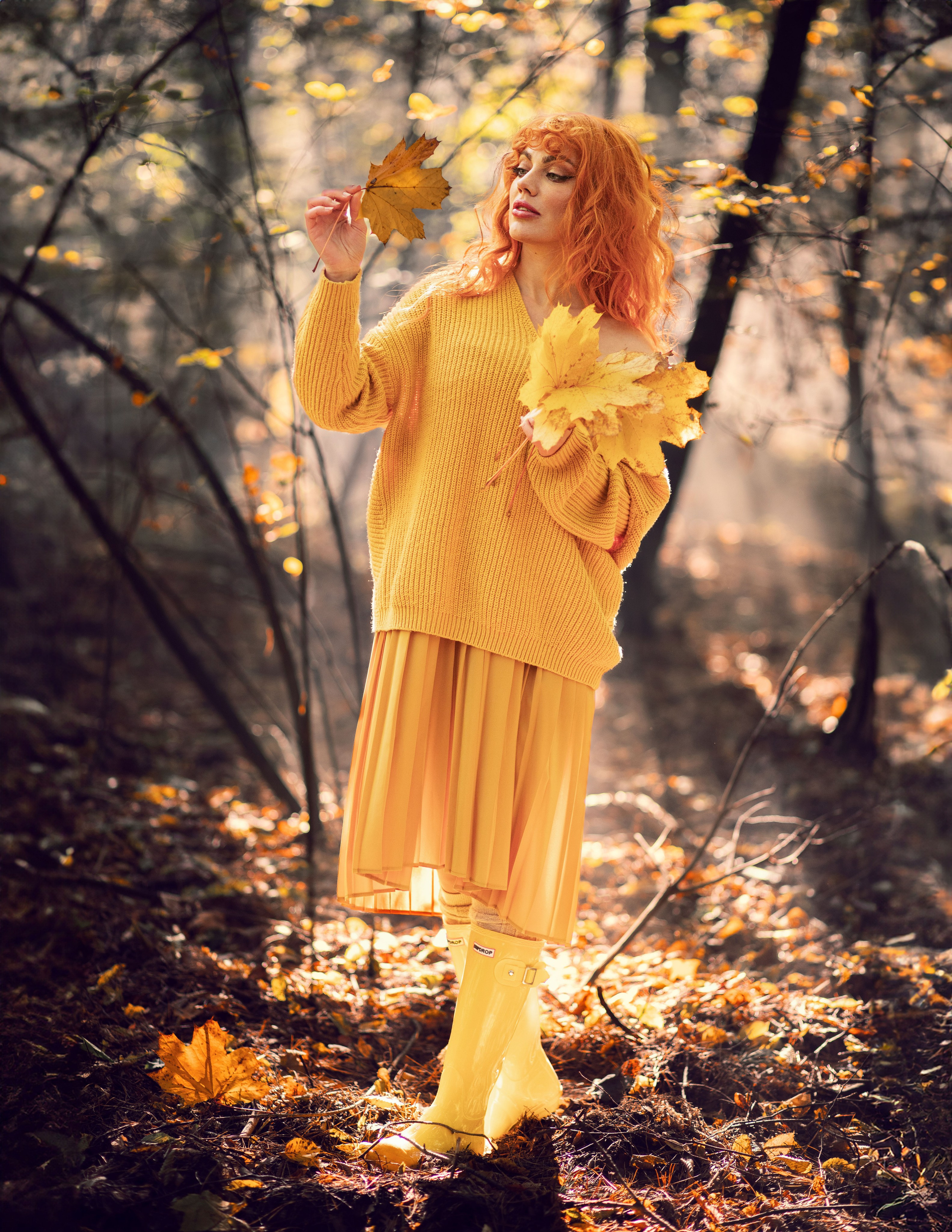 Осінній вайб з Олесею. Сімейний та дитячий фотограф Київ, Ірпінь, Буча — Галина Пивоварова