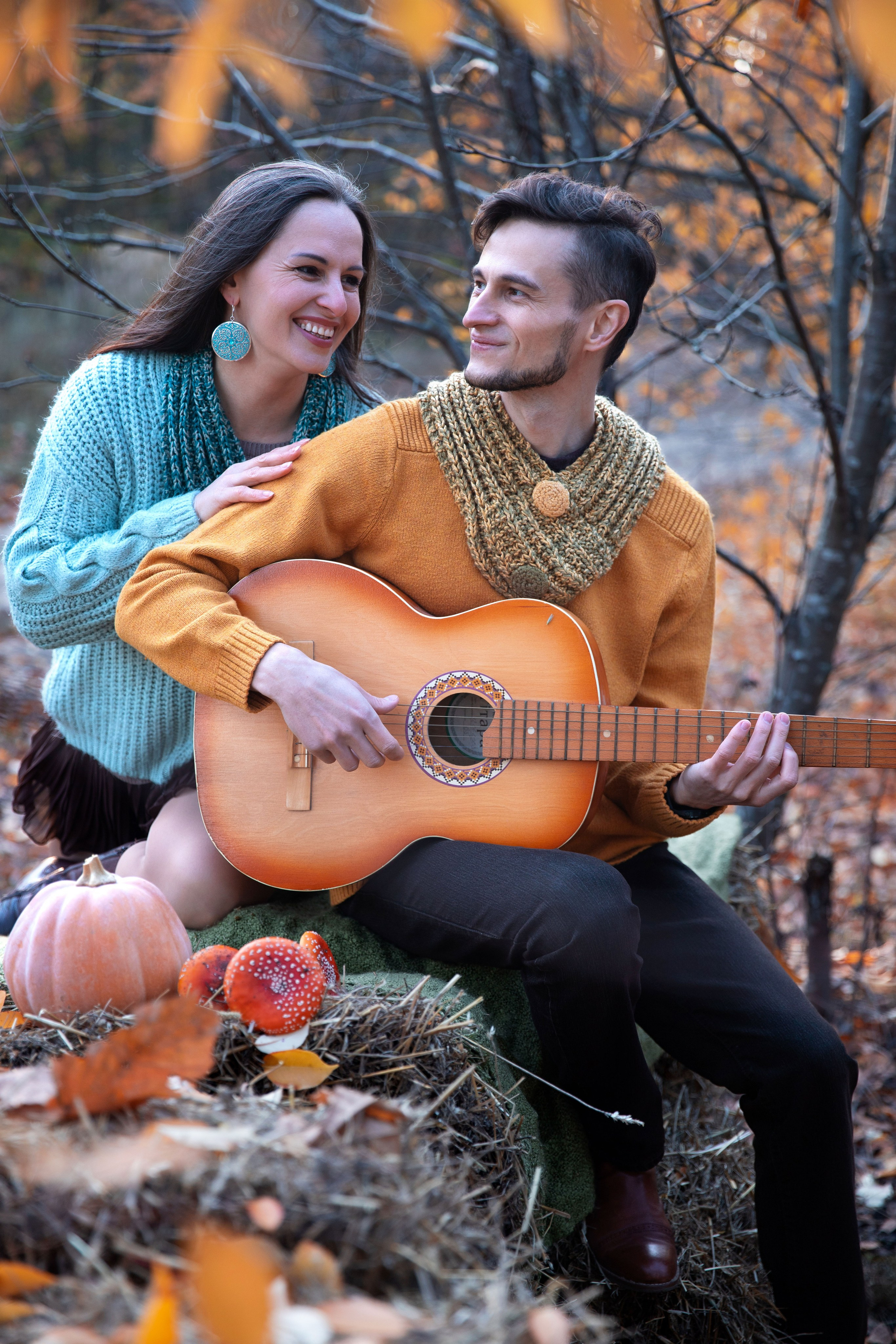 Осіння фотозйомка Юлії та Кіріла. Сімейний та дитячий фотограф Київ, Ірпінь, Буча — Галина Пивоварова