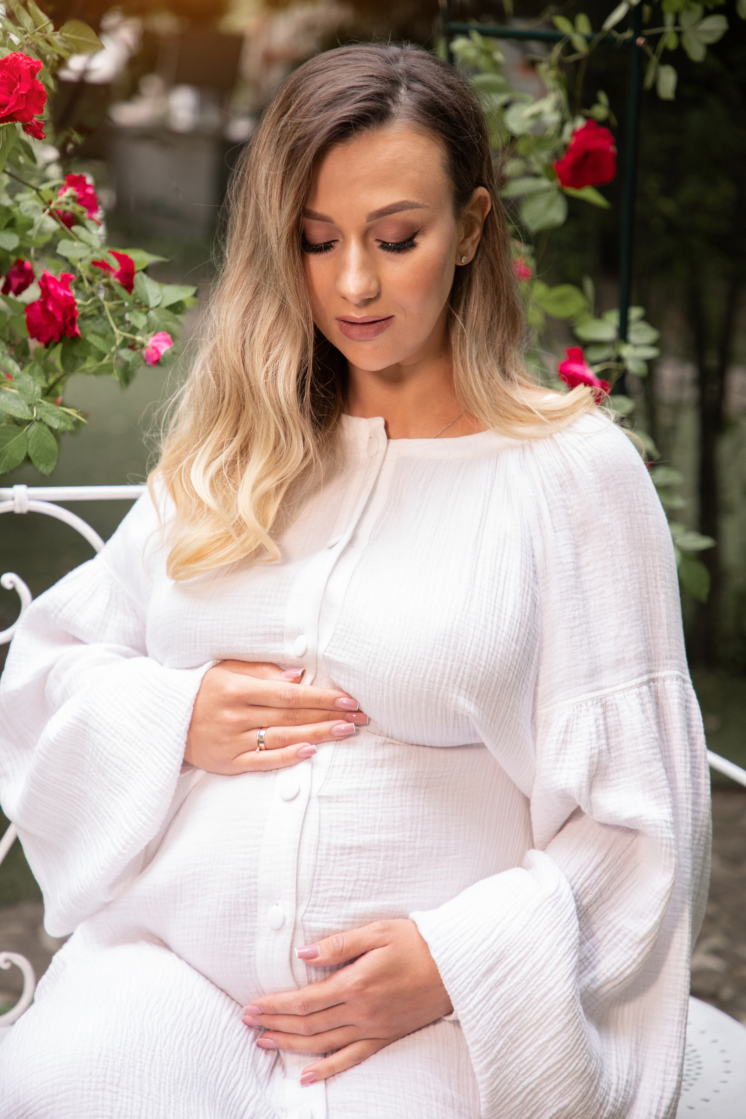 Фотосесія вагітності Тетяни «При НАДІЇ». Сімейний та дитячий фотограф Київ, Ірпінь, Буча — Галина Пивоварова