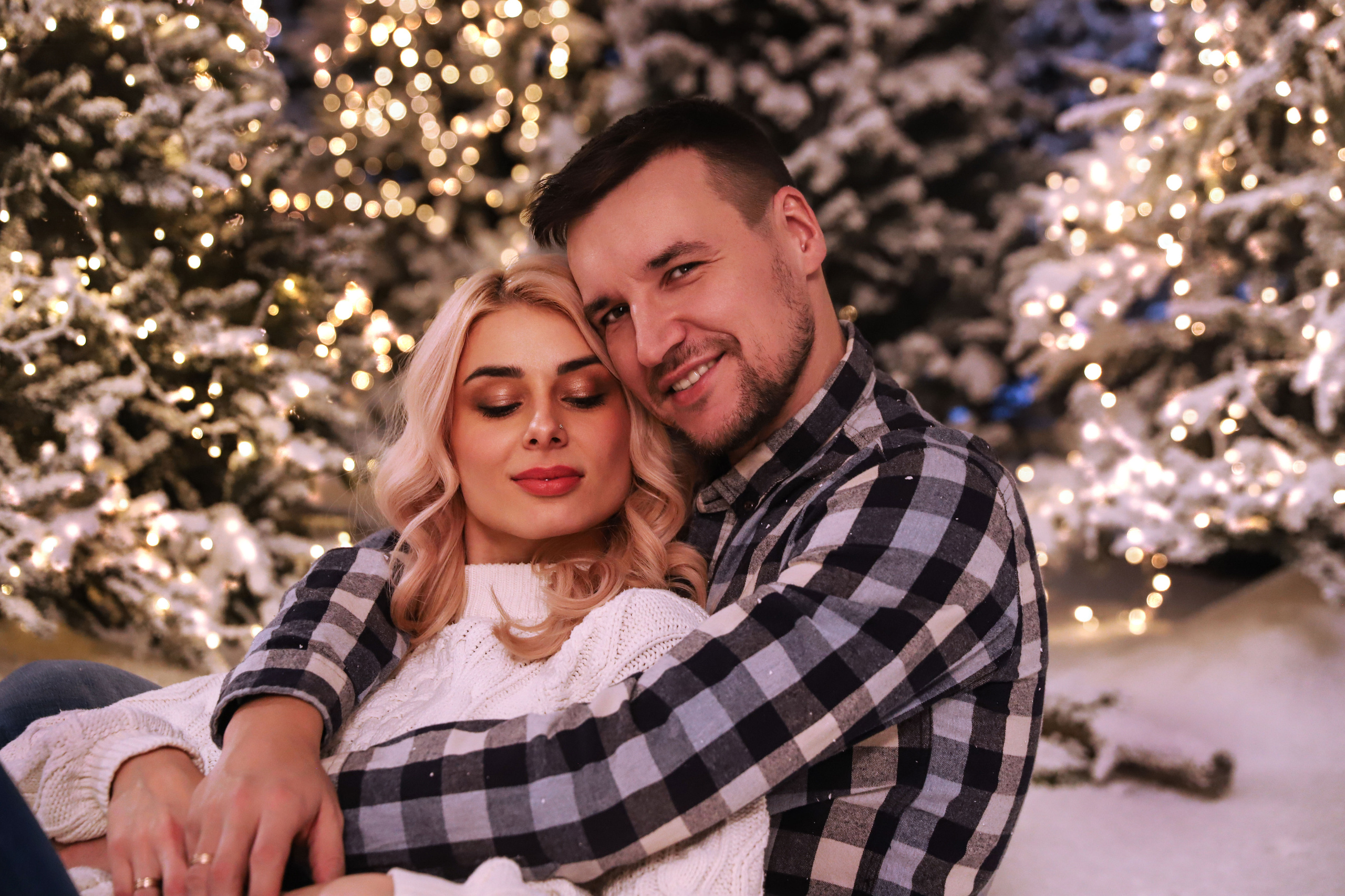 Семейная фотосессия в заснеженном лесу. Сімейний та дитячий фотограф Київ, Ірпінь, Буча — Галина Пивоварова