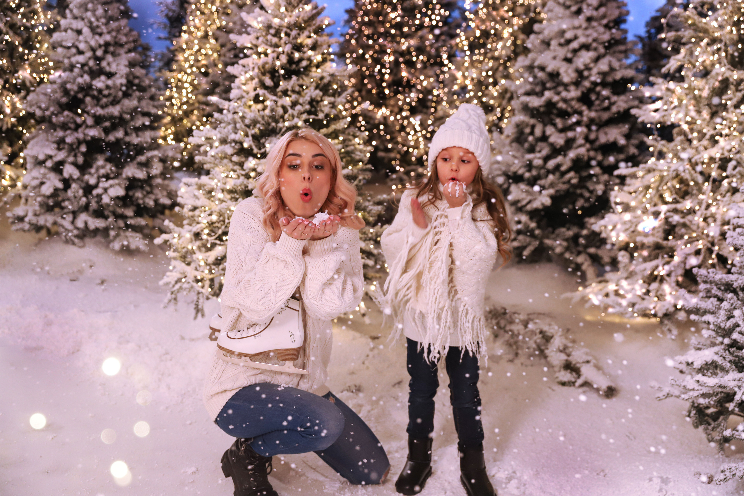 Детская фотосессия в заснеженном лесу. Сімейний та дитячий фотограф Київ, Ірпінь, Буча — Галина Пивоварова