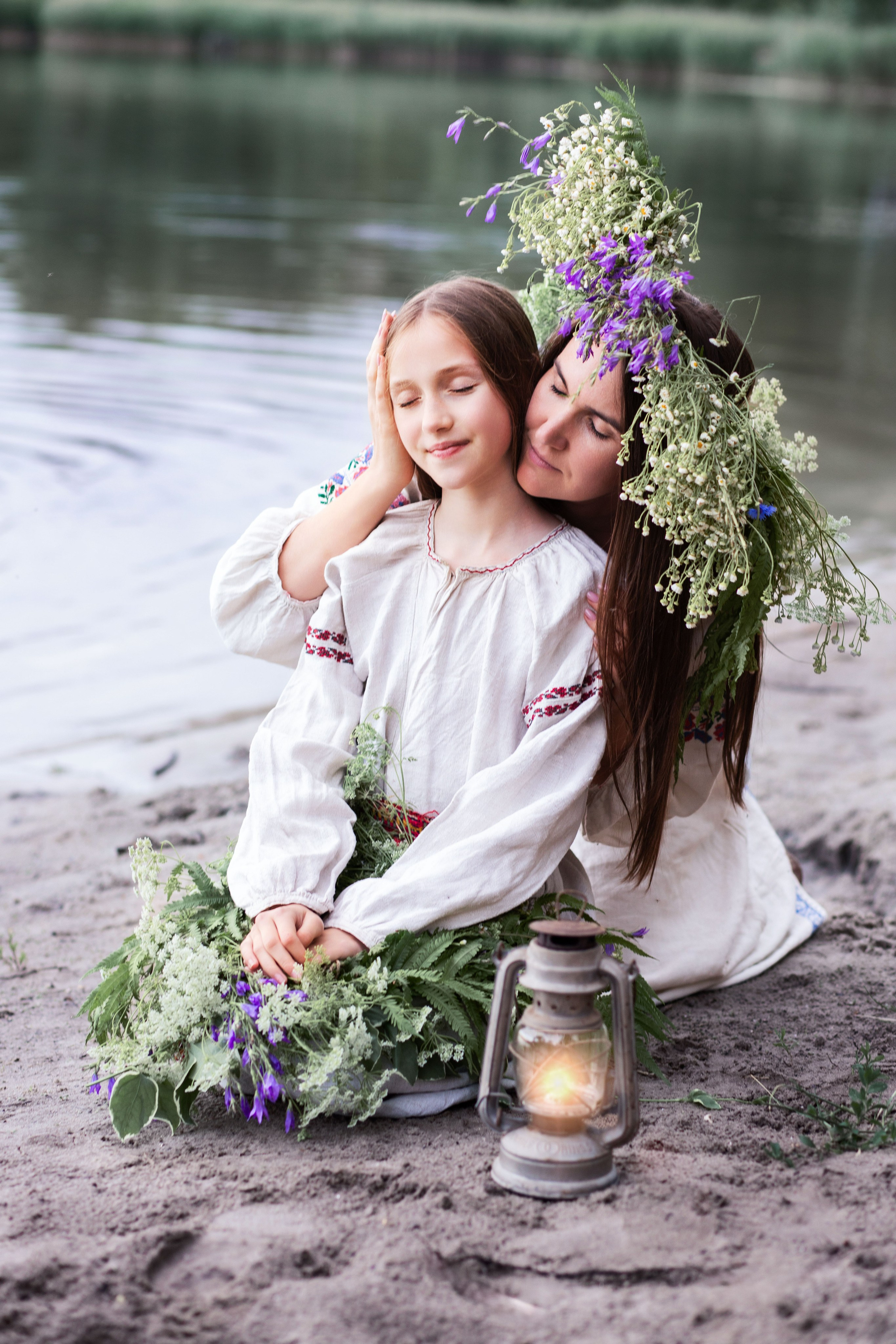 Фотозйомка до свята Івана Купайла з Ксюшою і донечкою. Сімейний та дитячий фотограф Київ, Ірпінь, Буча — Галина Пивоварова