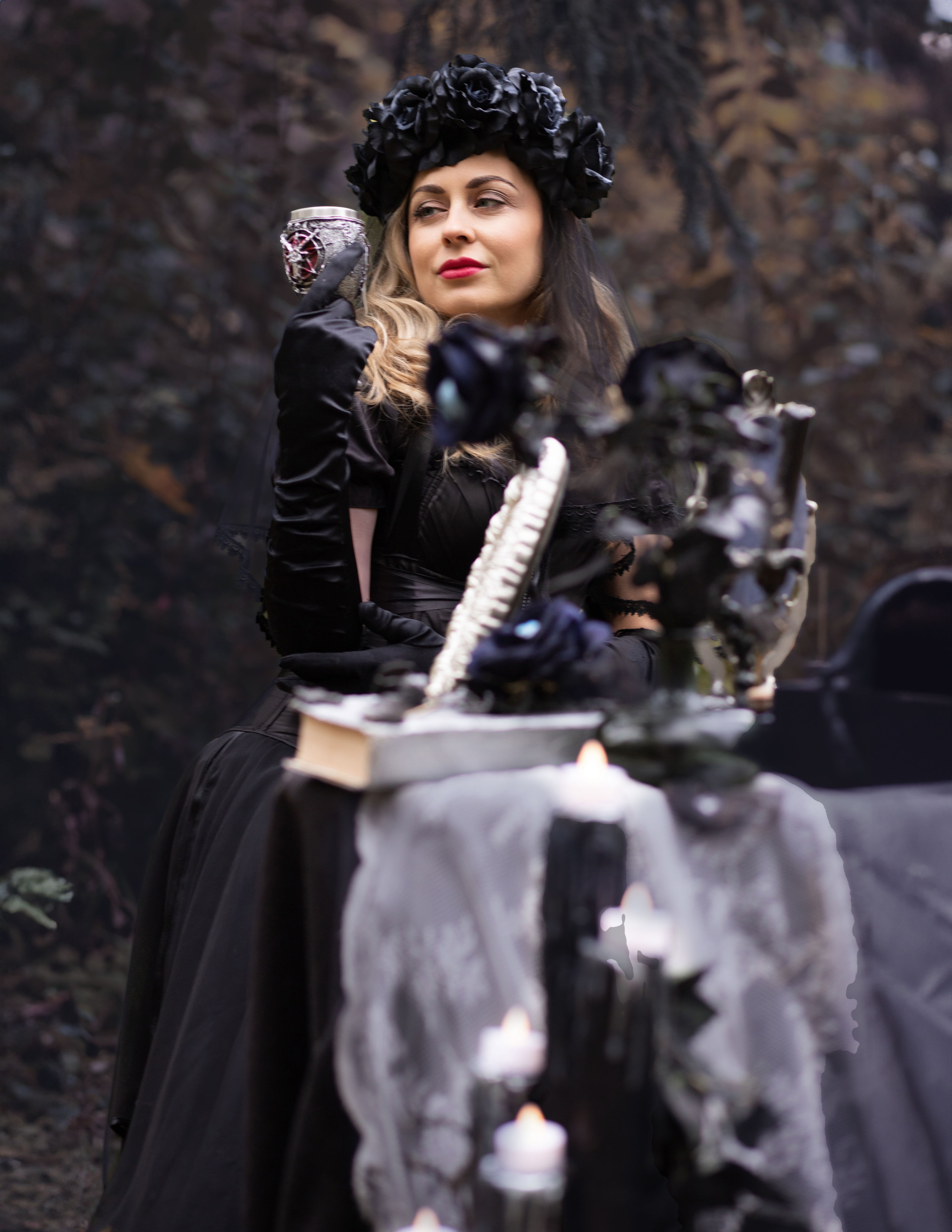 Містична Хелловін фотозйомка з Настею. Сімейний та дитячий фотограф Київ, Ірпінь, Буча — Галина Пивоварова