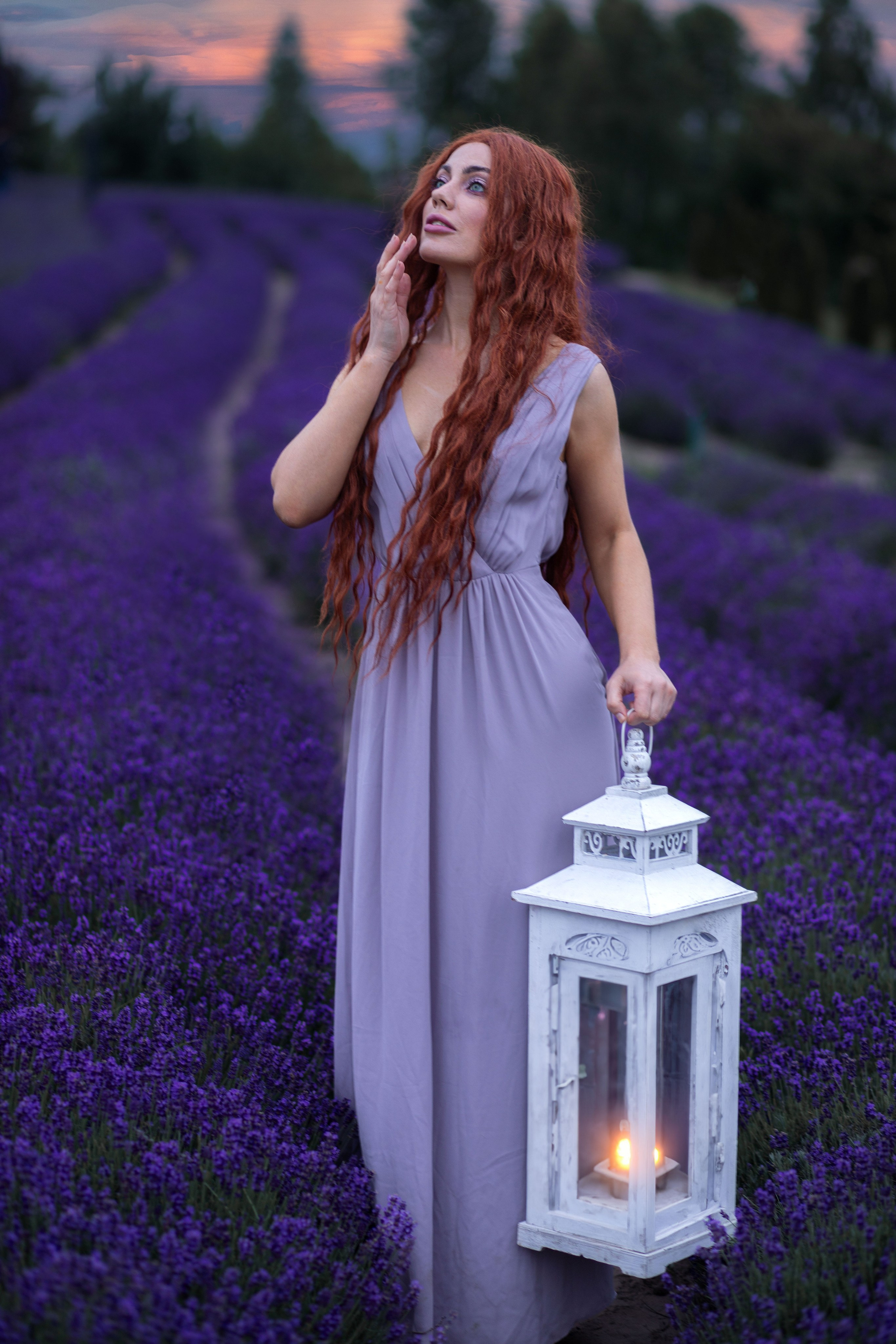 Лавандовий вечір з Олесею. Сімейний та дитячий фотограф Київ, Ірпінь, Буча — Галина Пивоварова