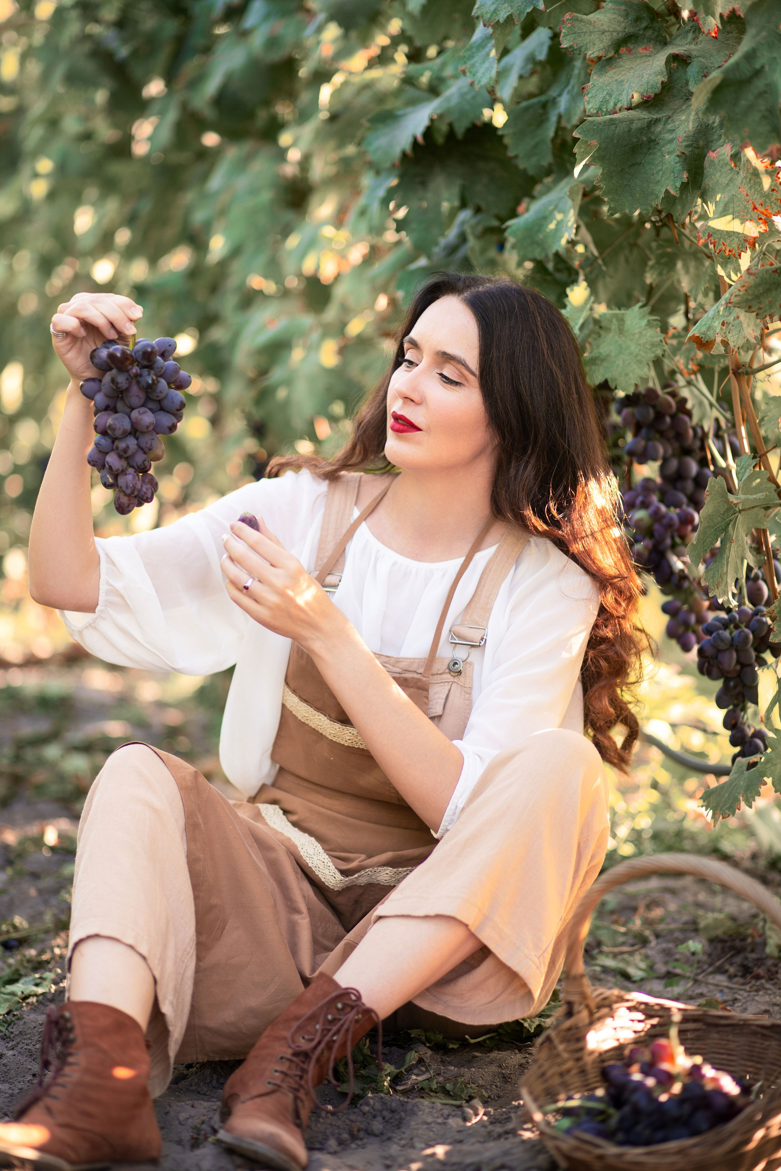 Фотозйомка в винограднику з Тетяною. Сімейний та дитячий фотограф Київ, Ірпінь, Буча — Галина Пивоварова