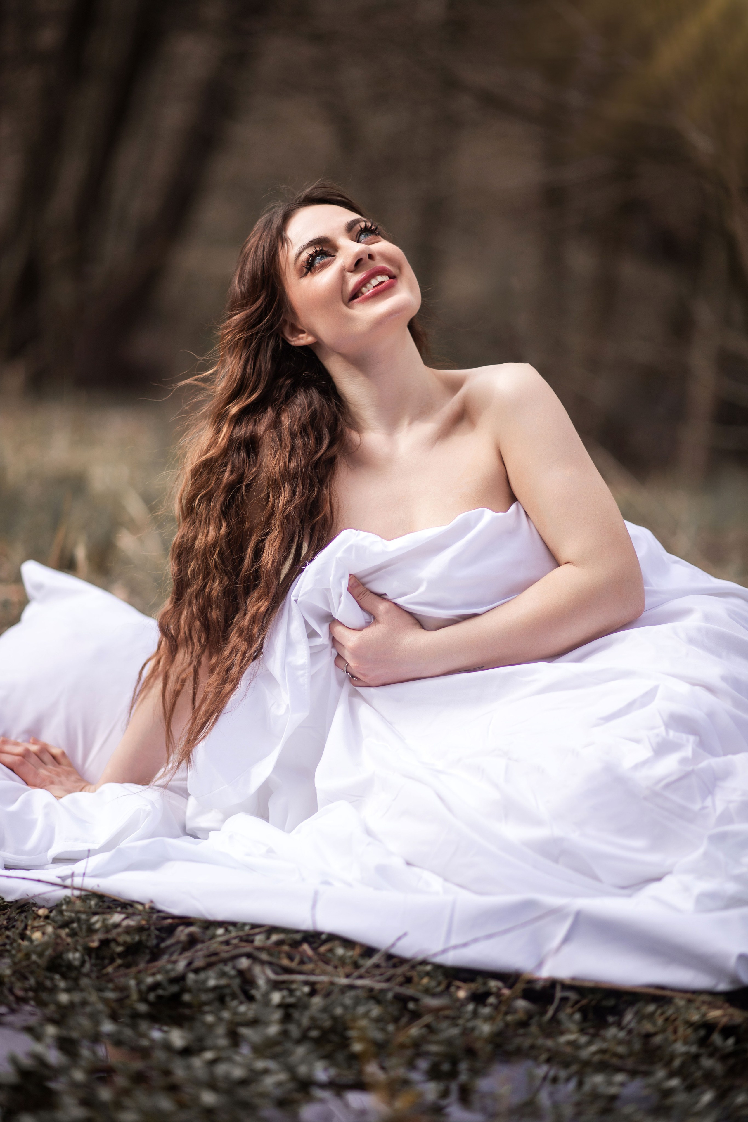 Жіноча фотосесія з Олесею «Весняне пробудження». Сімейний та дитячий фотограф Київ, Ірпінь, Буча — Галина Пивоварова