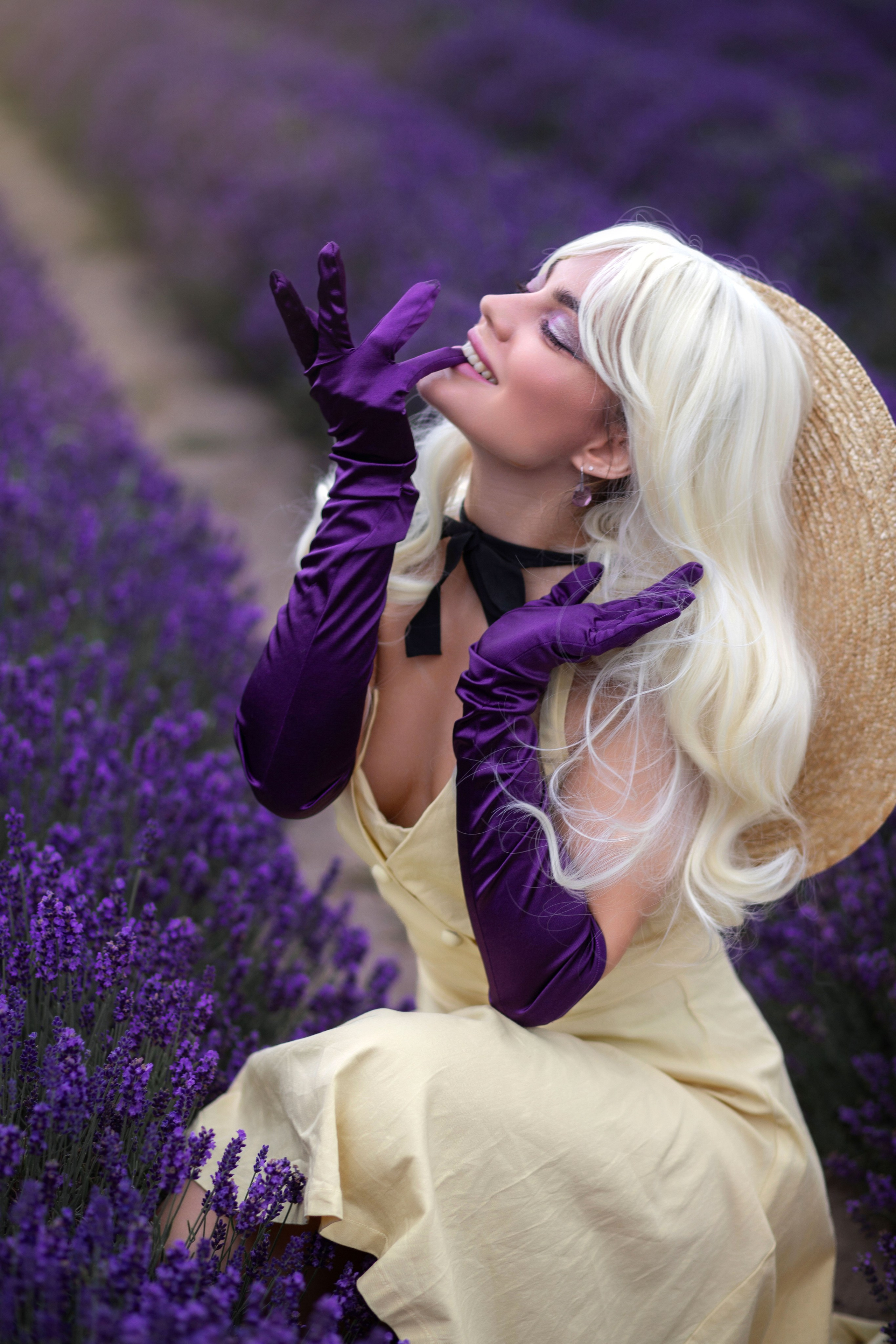 Лавандовий вечір з Олесею. Сімейний та дитячий фотограф Київ, Ірпінь, Буча — Галина Пивоварова